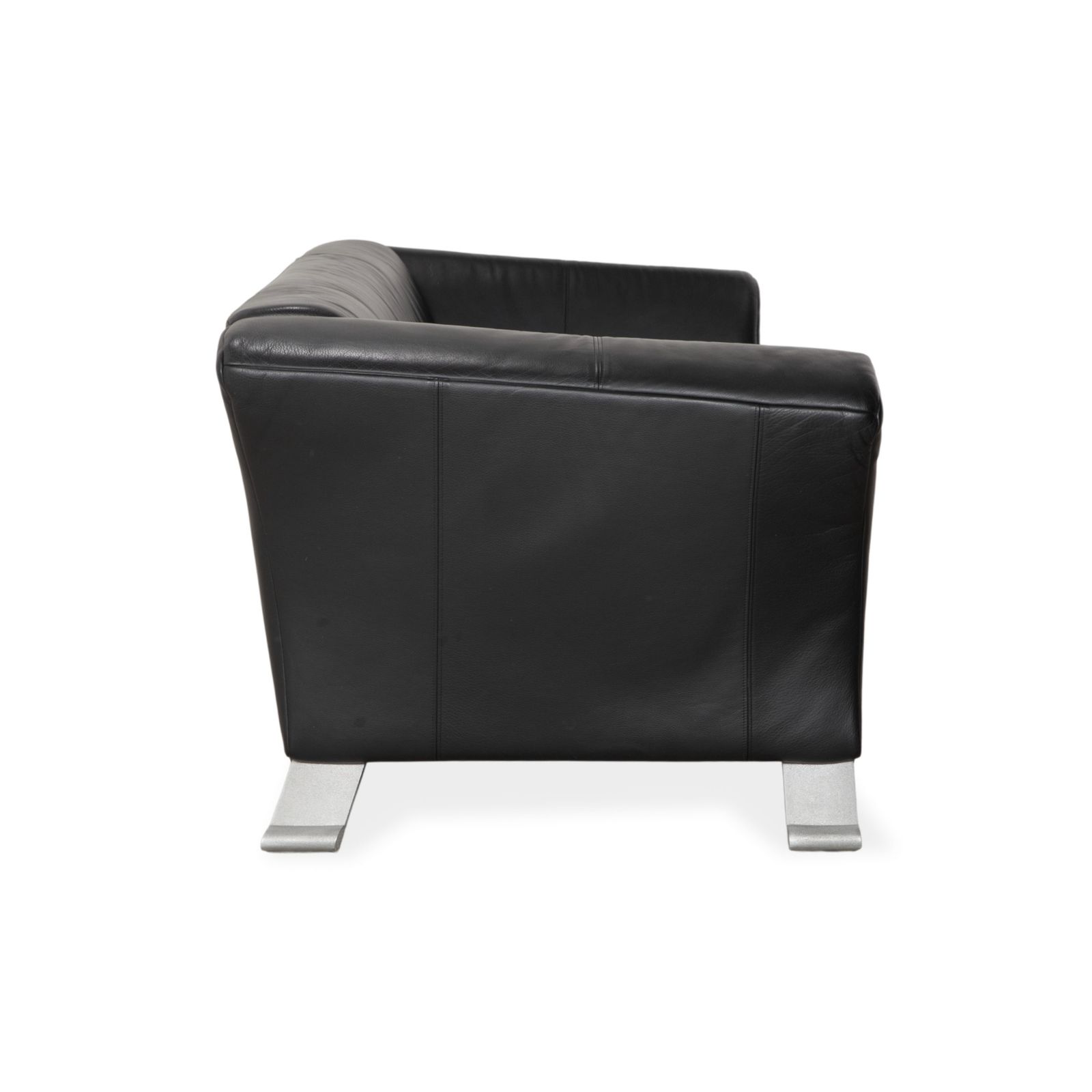photo furniture Canapé 2 places Rolf Benz 322 en cuir noir