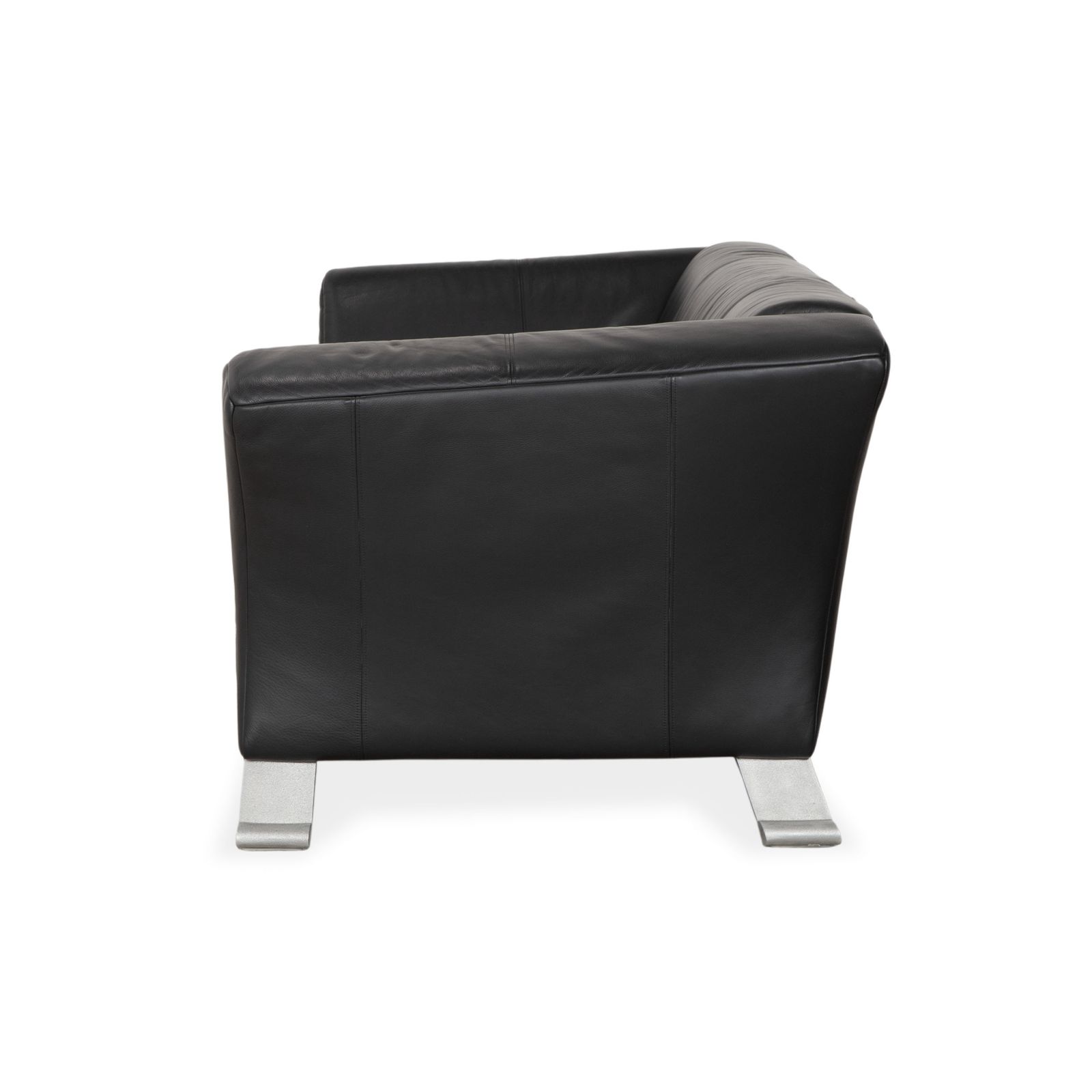 Mobilier Canapé 2 places Rolf Benz 322 en cuir noir photo