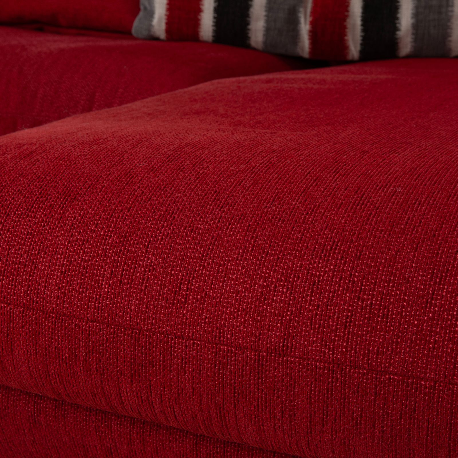 photo furniture Mondo Loredo Stof Hoekbank, Rood, Manuele Functie