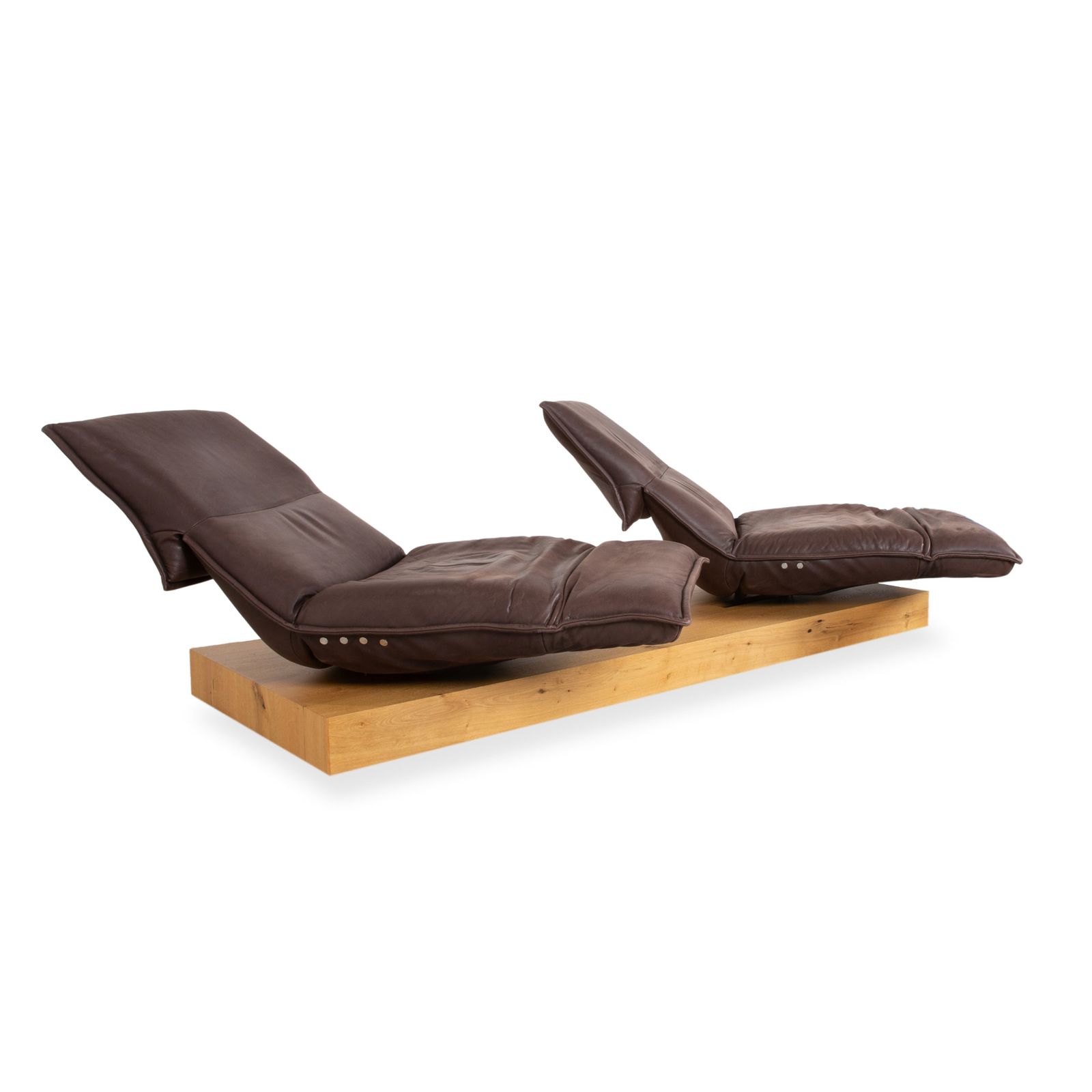 Koinor Free Motion Edit 3 Leather Two Seater Brown Electric Function Sofa photo buy