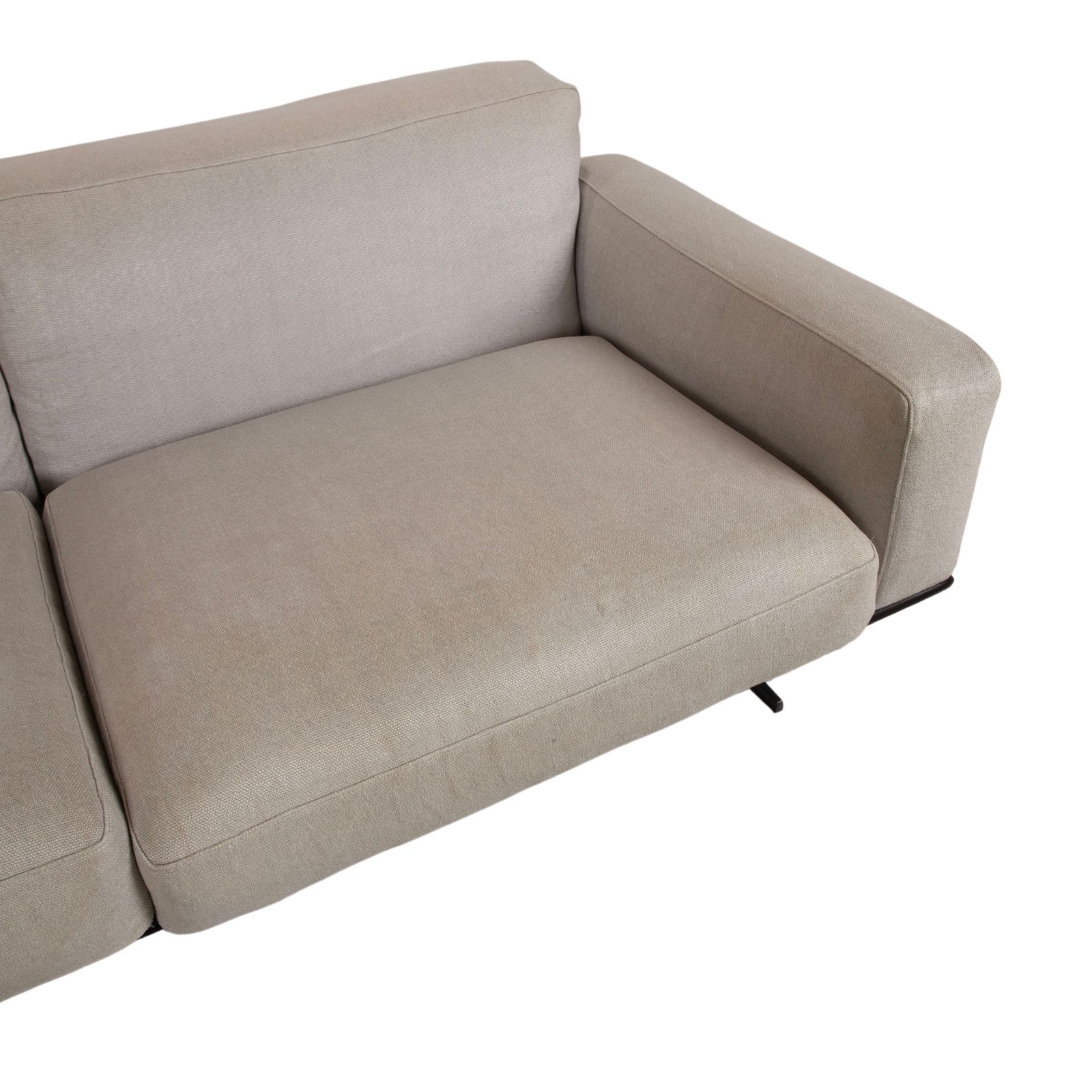 Canapé d'angle Flexform Soft Dream en tissu beige crème, par Antonio Citterio photo 8831.0