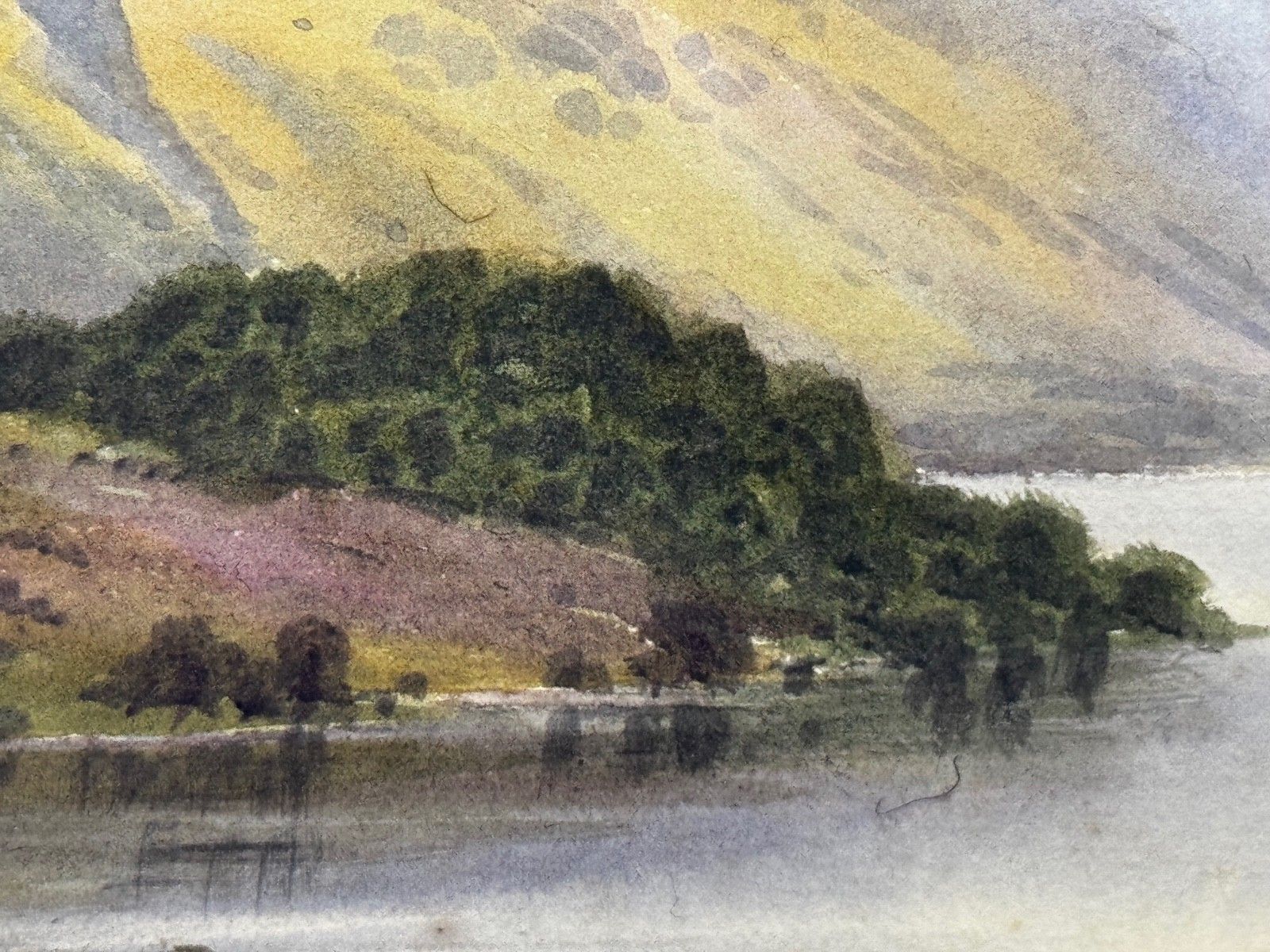 photo furniture Schilderij van het Lake District, Thirlmere en Helvellyn, door Edward Horace Thompson, ca. 1925