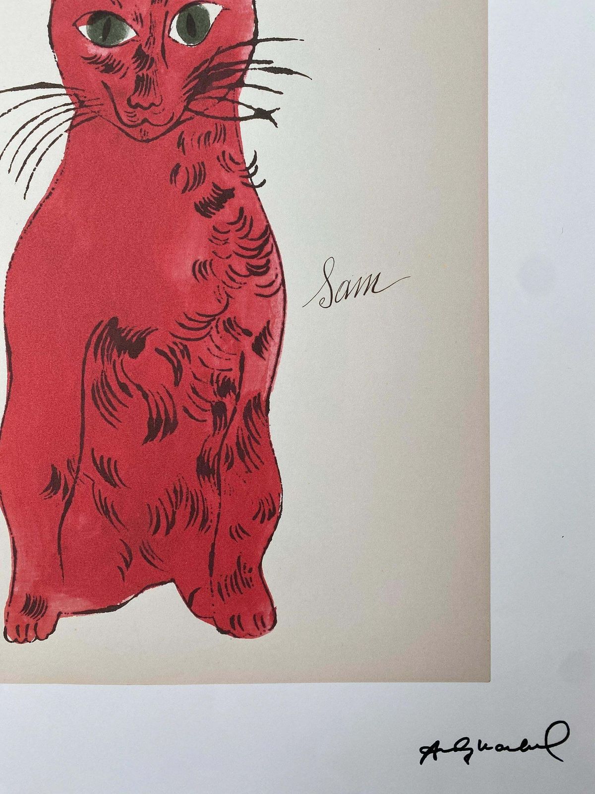 After Andy Warhol, Sam , 1980s, Lithograph photo Art