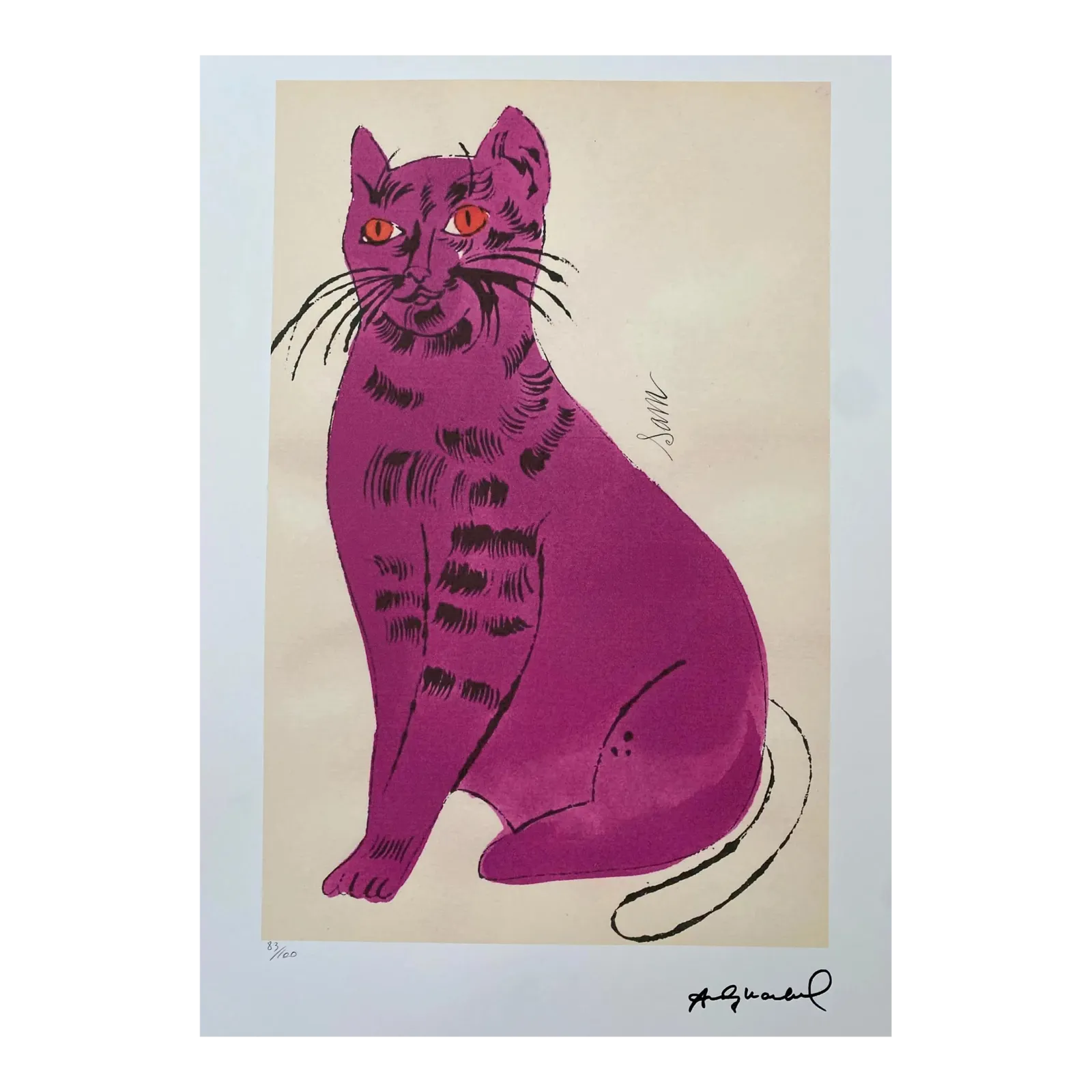 Naar Andy Warhol, Sam, jaren 1980, lithografie