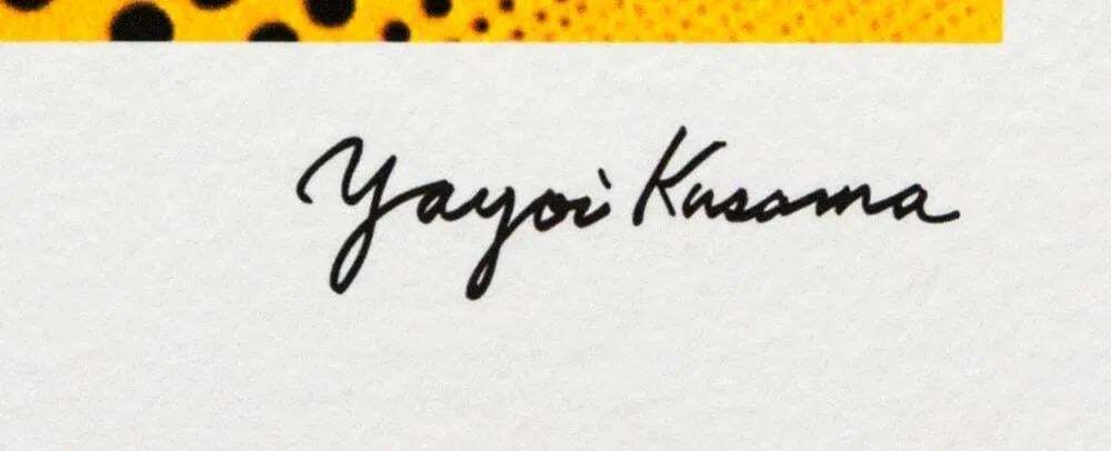 Naar Yayoi Kusama, Wave, lithografie, jaren 1990 photo for sale