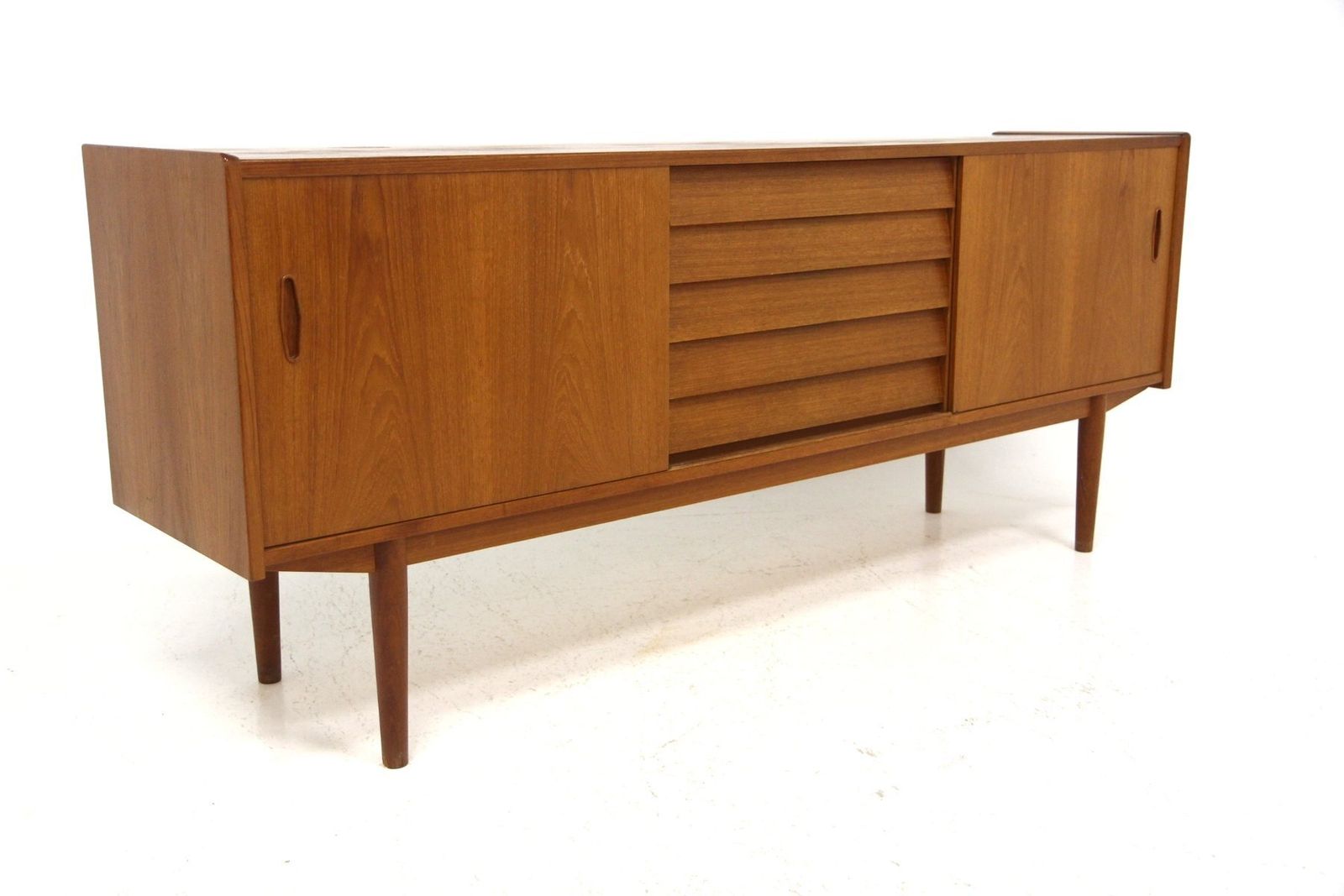 Enfilade scandinave Trio en teck par Nils Jonsson pour Troeds, Suède, 1960