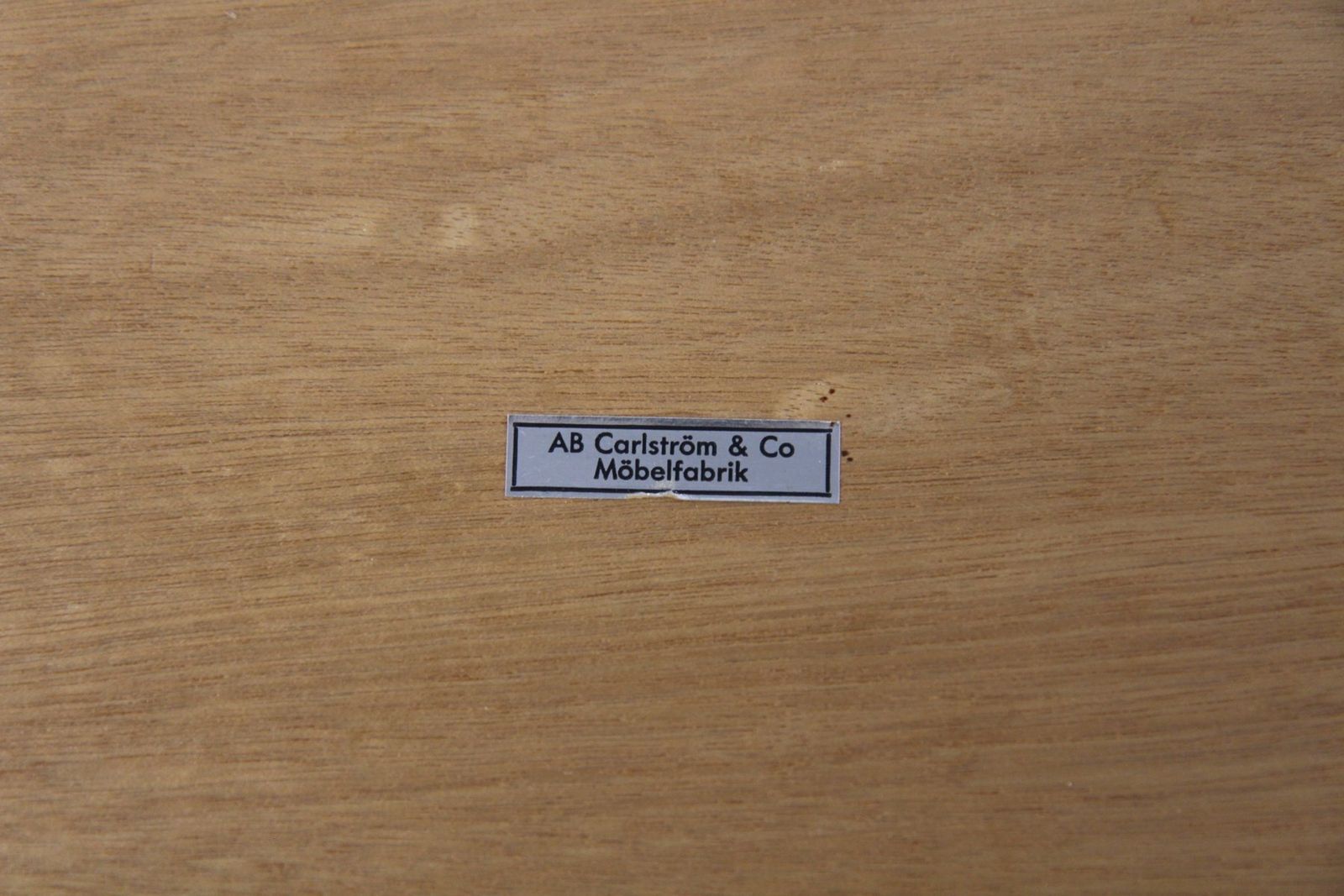 Tables de chevet en teck Carlström, Suède, années 1960, lot de 2 photo 856.0