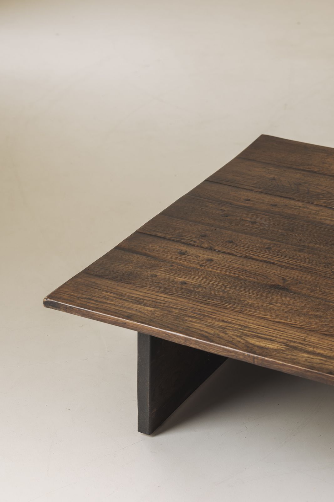 French Brutalist Square Coffee Table Dating From The 1970 photo Furniture