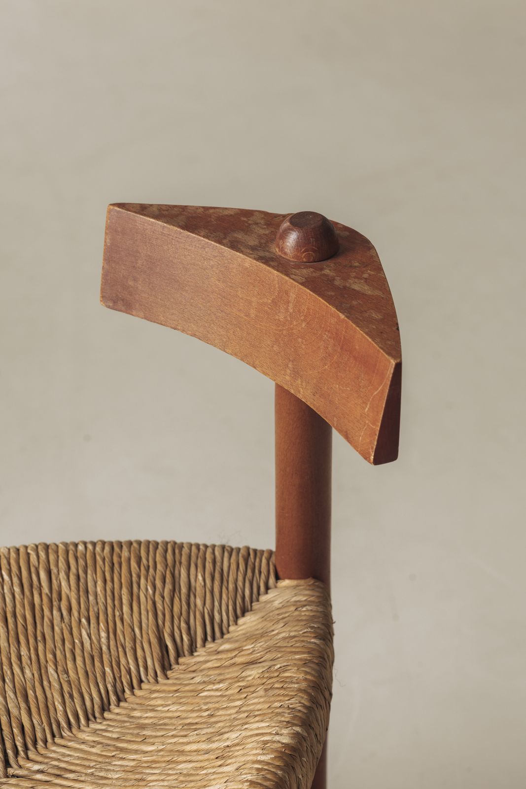 Sculptурale Nederlandse accentstoel, toegeschreven aan Wim Den Boon, jaren 1960 photo vintage