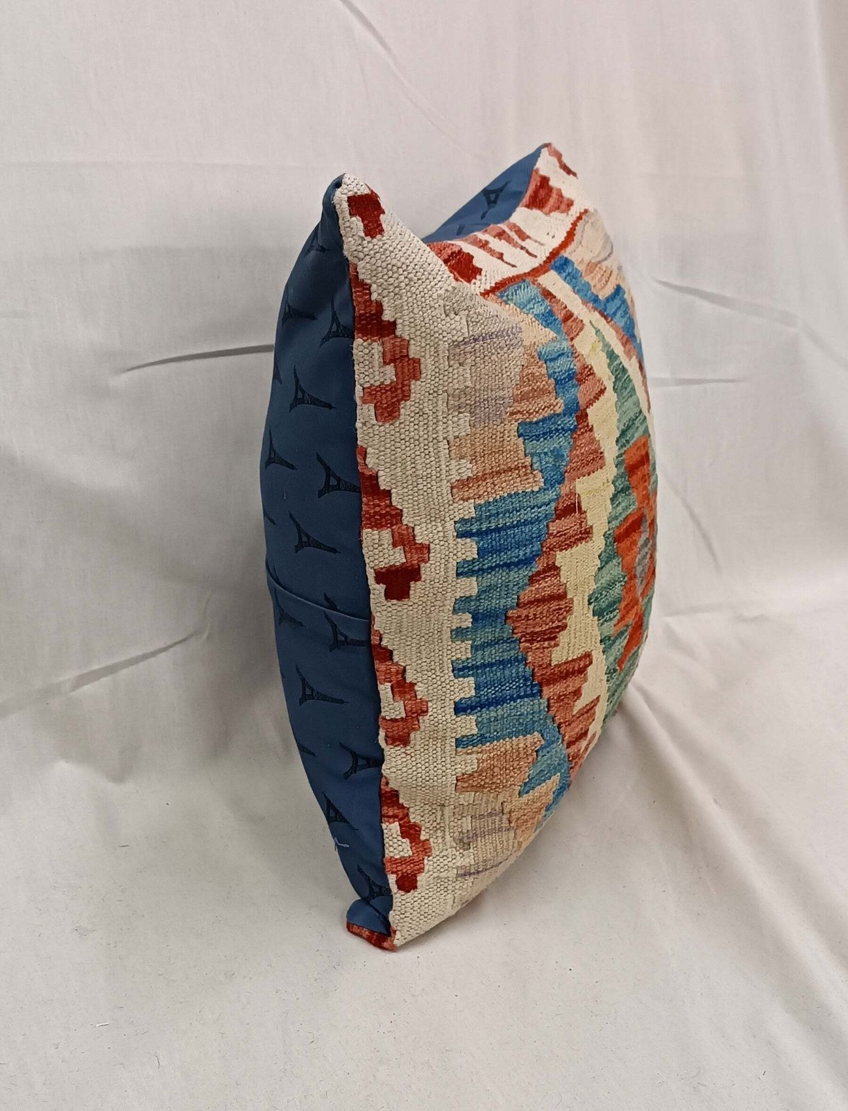 Traditionele geometrische kussenhoes, Afghaanse decoratieve kilim kussen woondecoratie photo for sale
