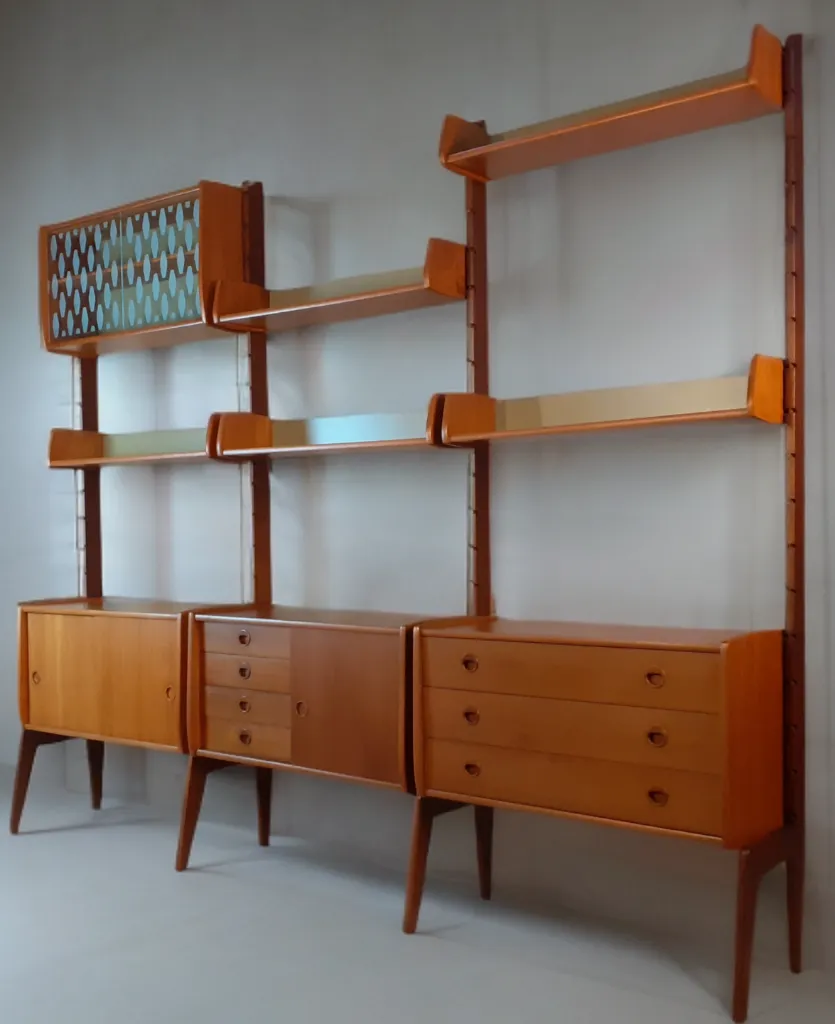 Bibliothèque sur pieds Ergo, scandinave mid-century, années 1960