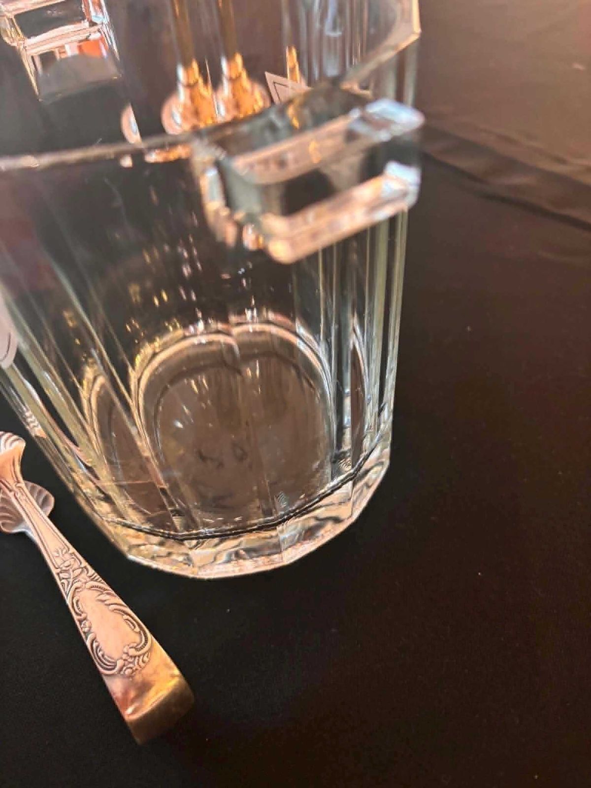 photo furniture Vintage Moët & Chandon IJsemmer met Zilveren IJstang, Franse Art Deco Petite Liquorelle Barware, jaren 1930