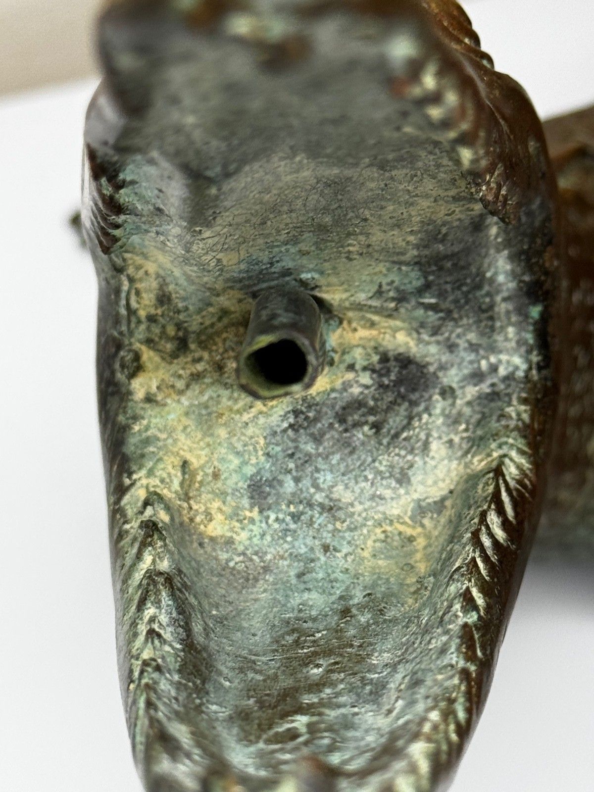 Early 20th Century Bronze Crocodile Fountain Head Garden Spout In The Manner Of Antoine Louis Barye photo 5000.0