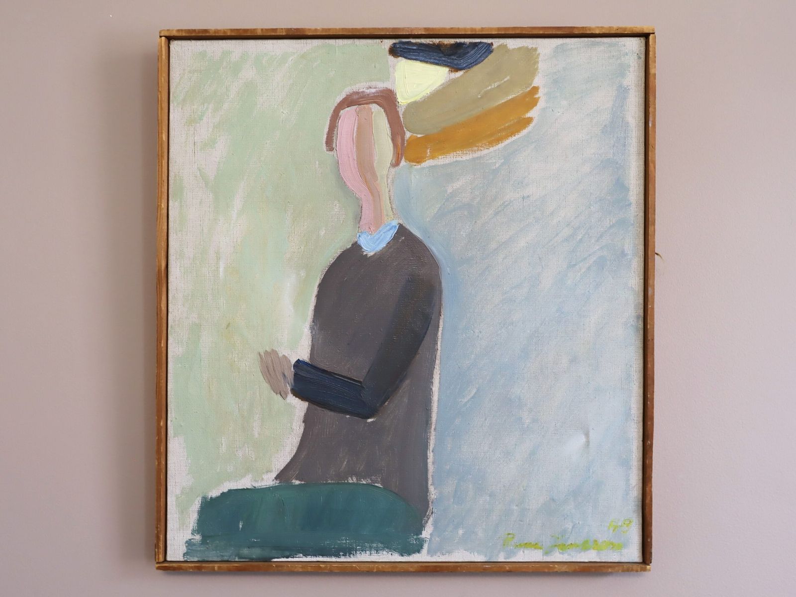 Waiting By The Window, olieverfschilderij