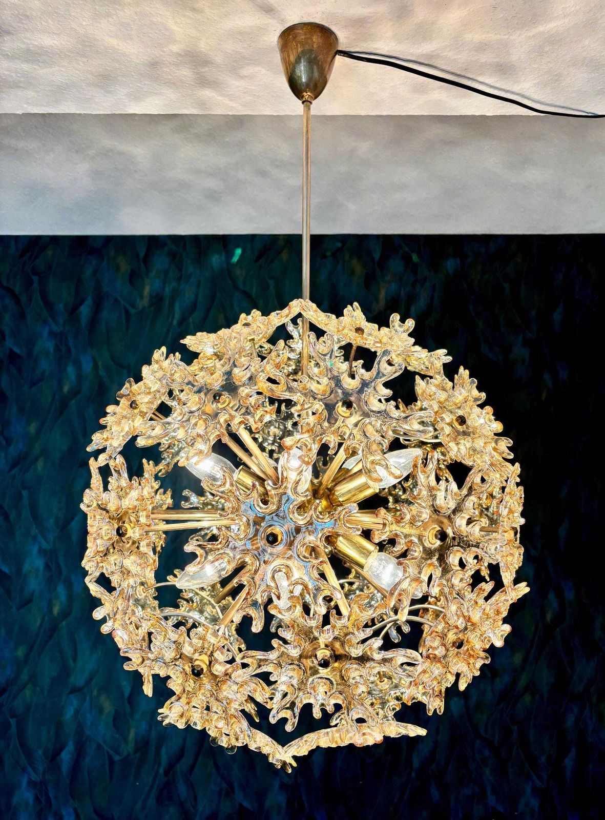 Grote Sputnik Chandelier, jaren 1960 photo buy