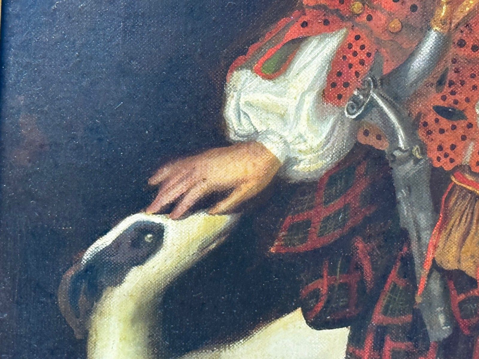 photo buy 19th Century Jacobite Highland Noble Oil Portrait Kenneth Sutherland 3rd Lord Duffus In 1732 After Richard Waitt