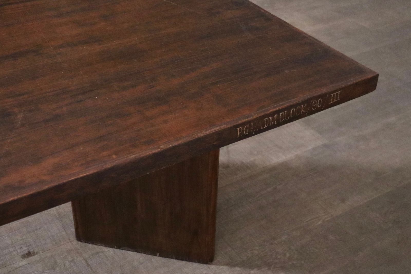photo buy Pierre Jeanneret Large Library Table Pj Tat 08 A, Chandigarh, 1955 1956