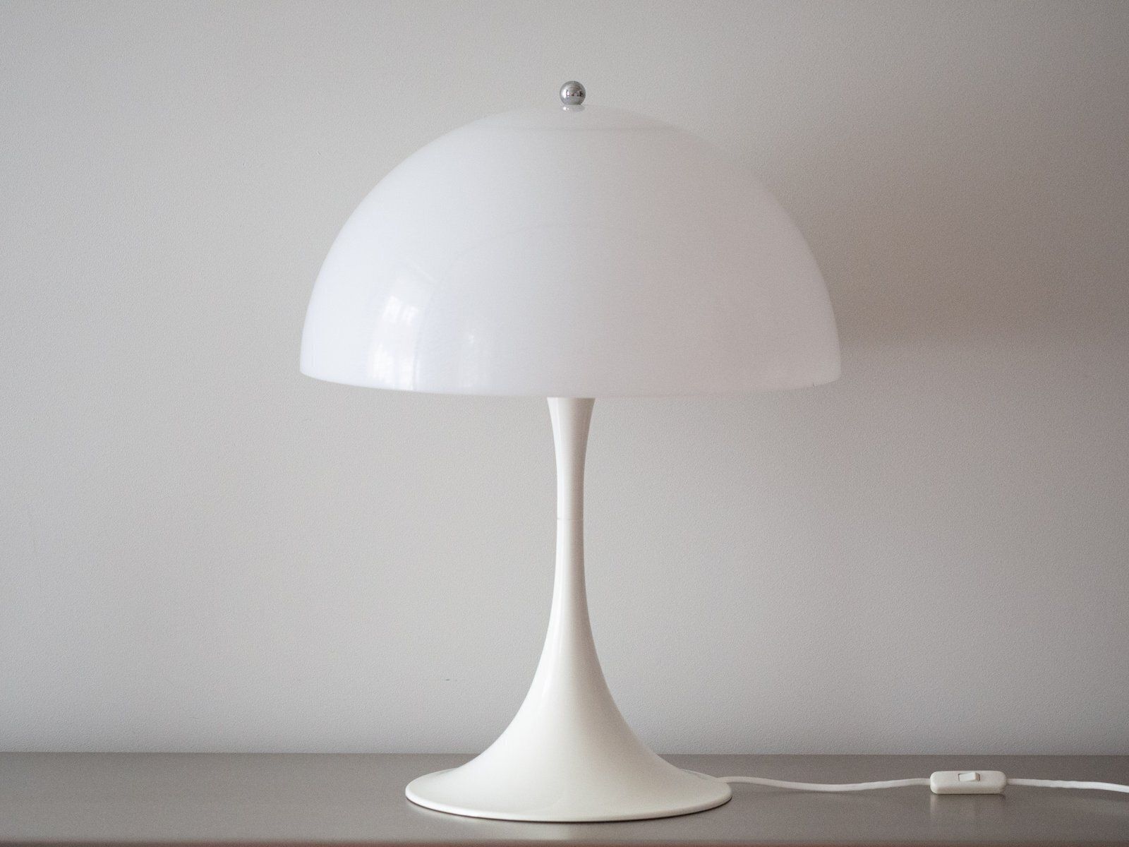 Vintage Deense Panthella tafellamp van Verner Panton voor Louis Poulsen, 1971