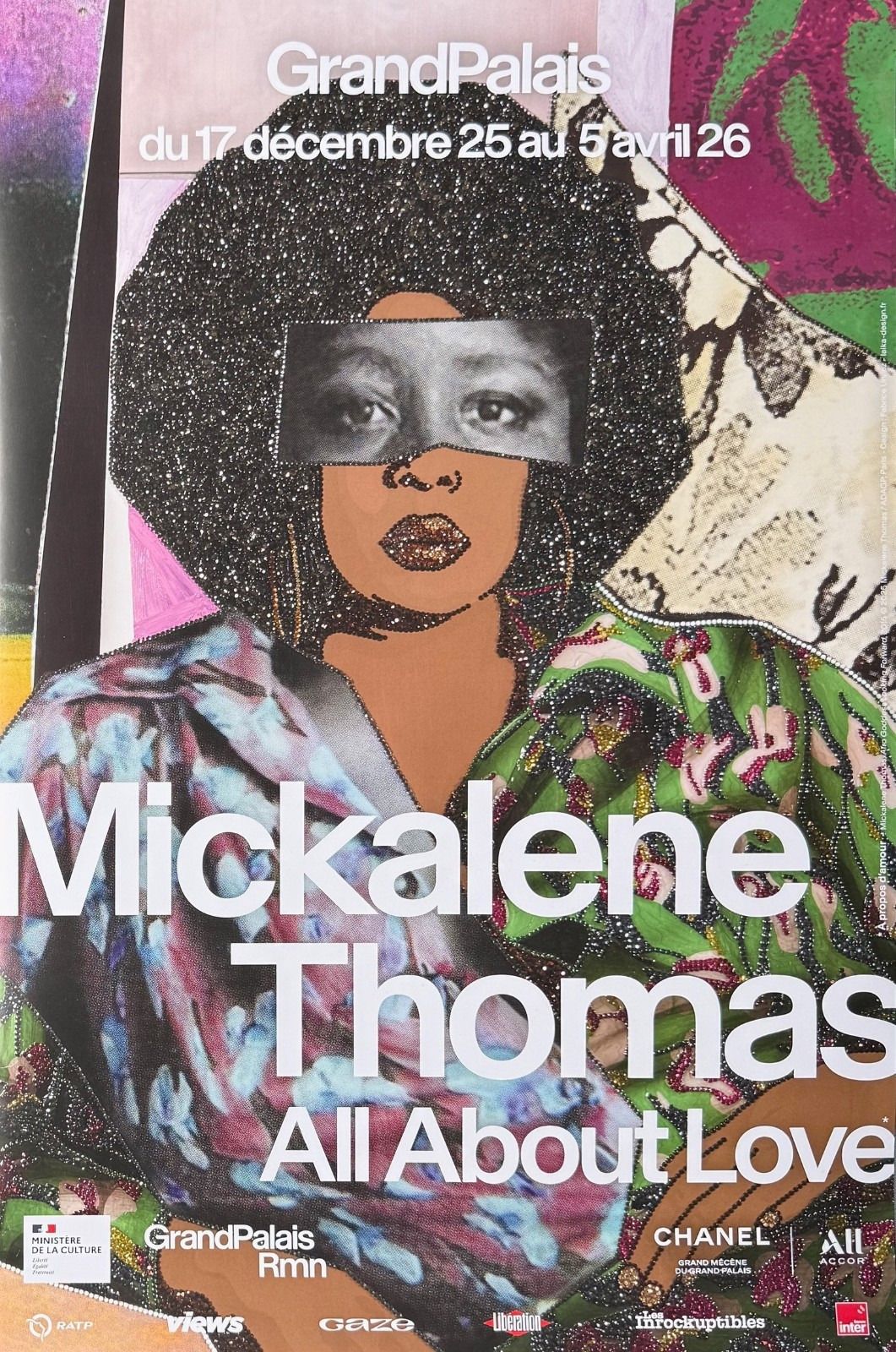 Mickalene Thomas Officiële Poster Tentoonstelling Parijs All About Love Mint