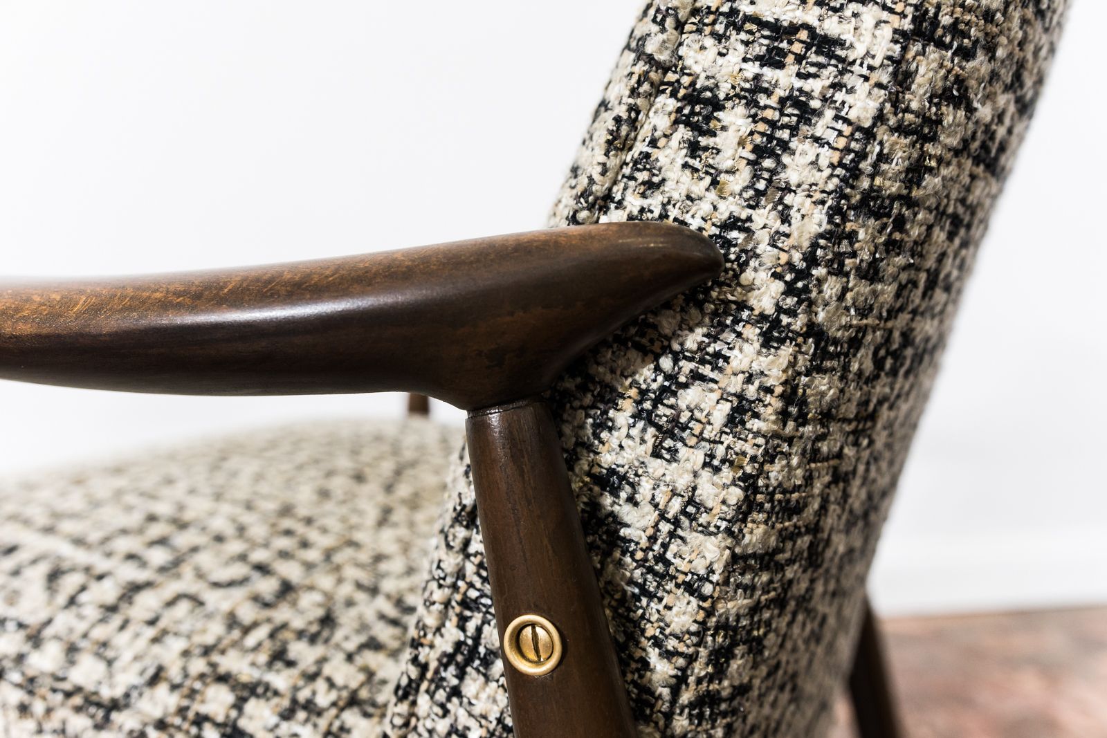 Meubels Mid Century Fauteuil Gfm 87 van Juliusz Kędziorek, Gfm, Polen, jaren 1960 photo