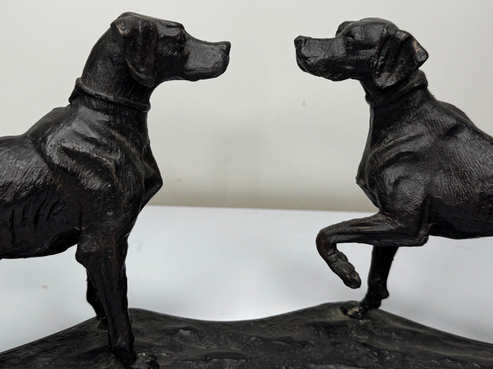 Victorian bronzen groep jachthonden ca. 1860, Franse Animalier sculptuur photo buy