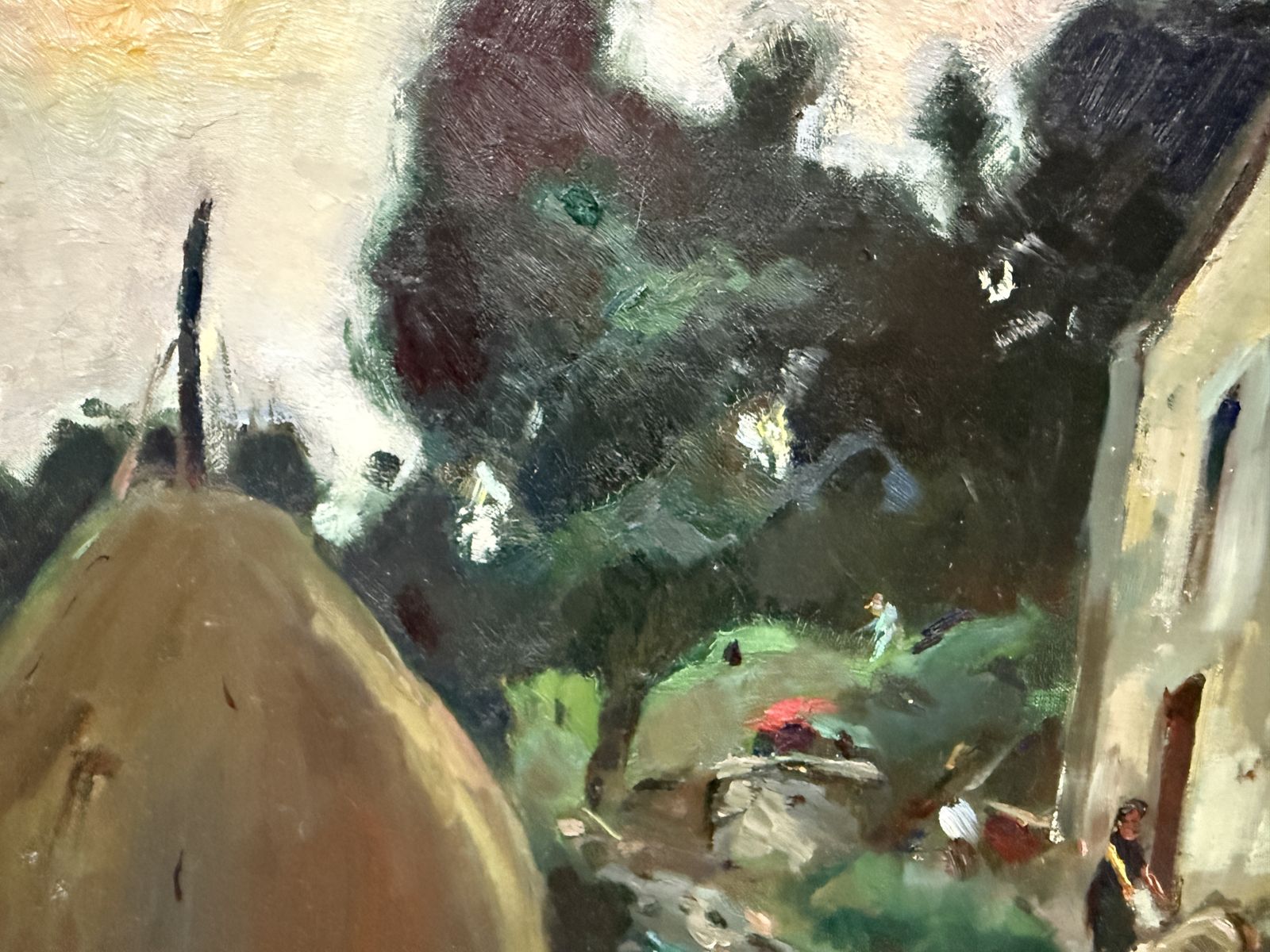 Joaquim Mir I Trinxet Catalaans postimpressionistisch landschap in Gualba, Spanje, olieverf op doek 1939 photo vinterior