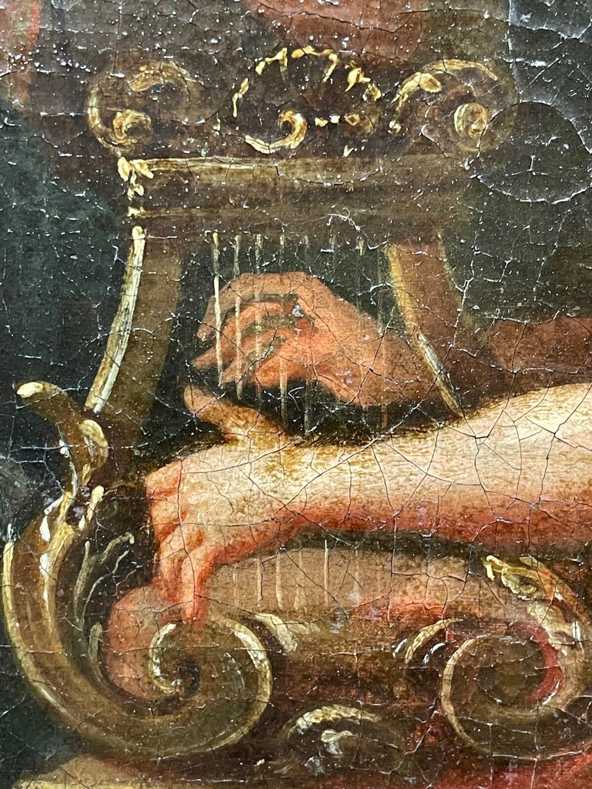 18e-eeuws Italiaans Old Master Apollo & Marsyas naar Filippo Lauri photo buy