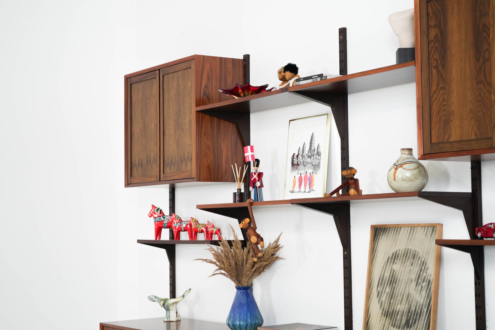 Modular Shelving In Veneer By Poul Cadovius, Denmark, 1970s photo buy
