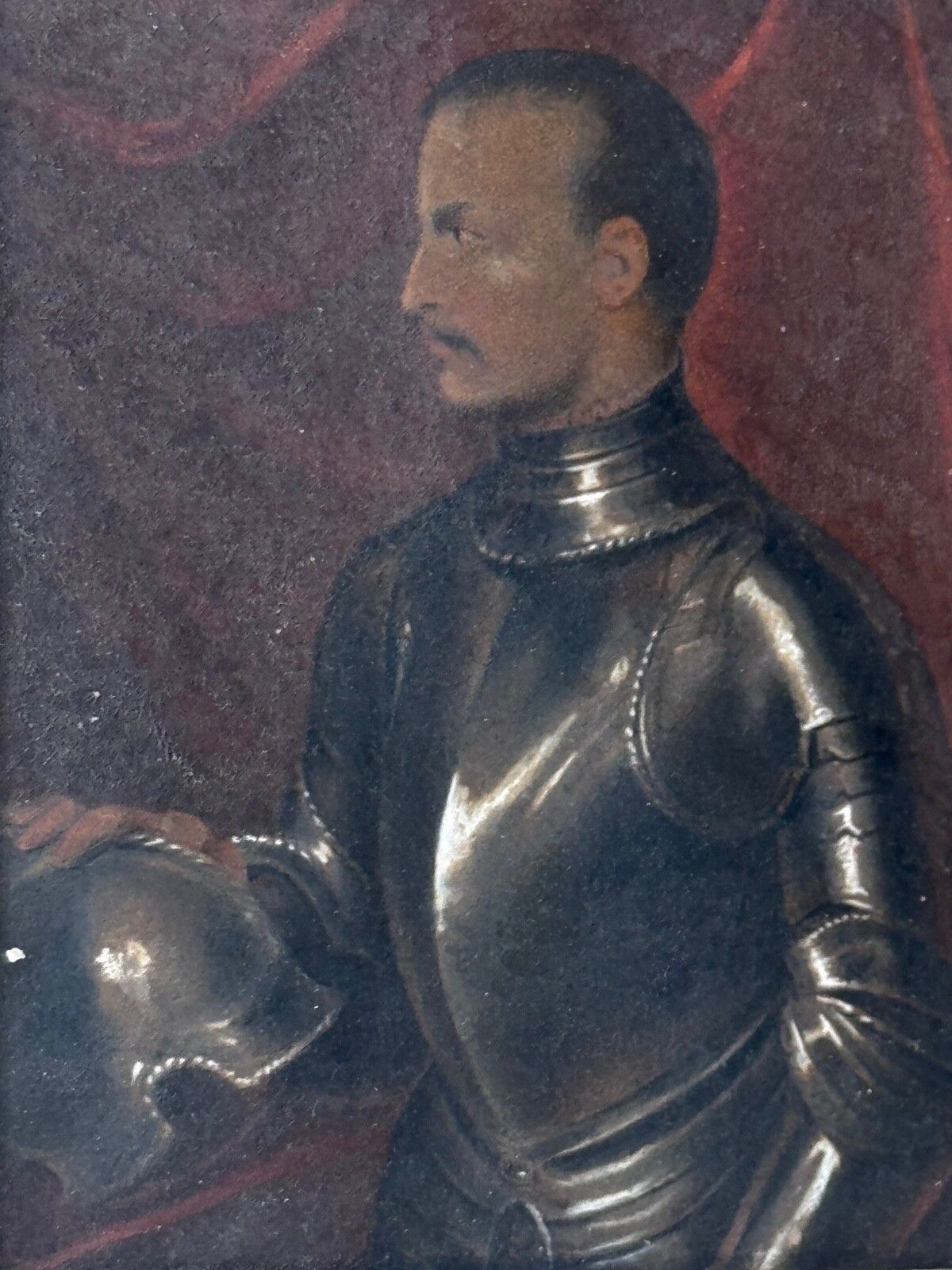 Antiek olieverf portret Ludovico Di Giovanni De' Medici naar Gian Paolo Pace, Detto L'olmo photo furniture