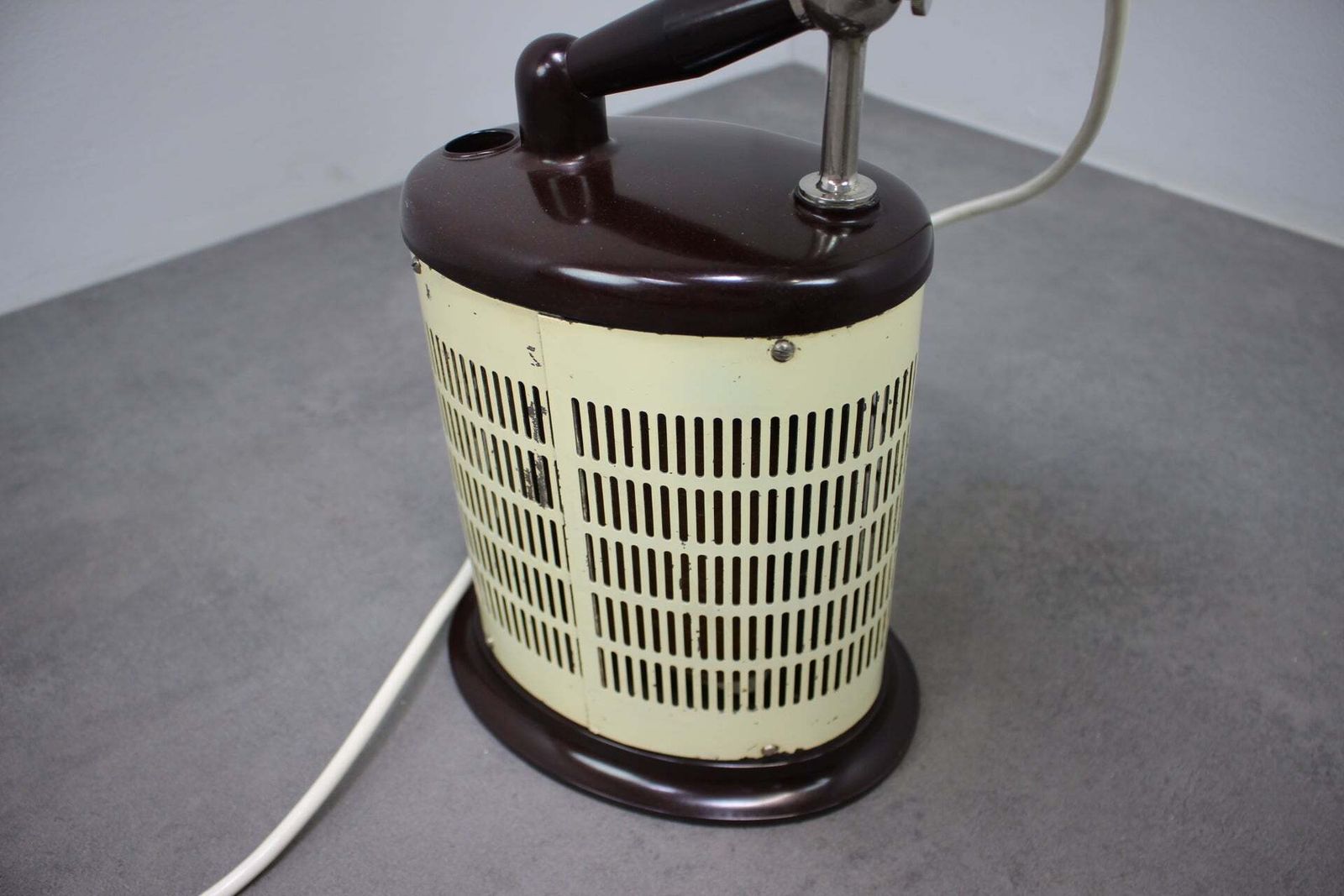 Hanau Quartz Sun Lamp jaren 1930, Duitse medische uv-therapielamp, Bauhaus photo Verlichting