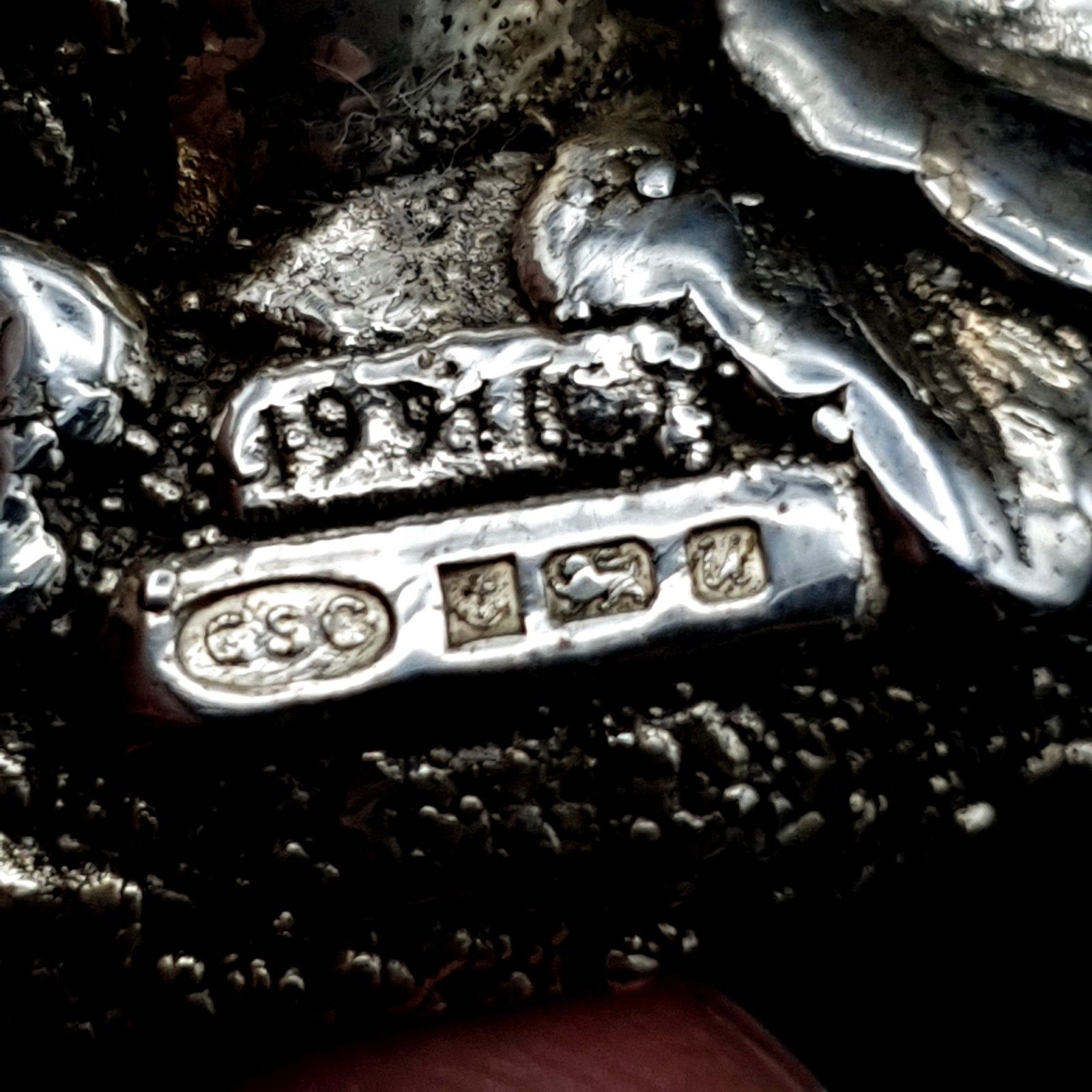 photo for sale Country Artists Sterling Silver Filled Hedgehog Hallmarked Birmingham 1994