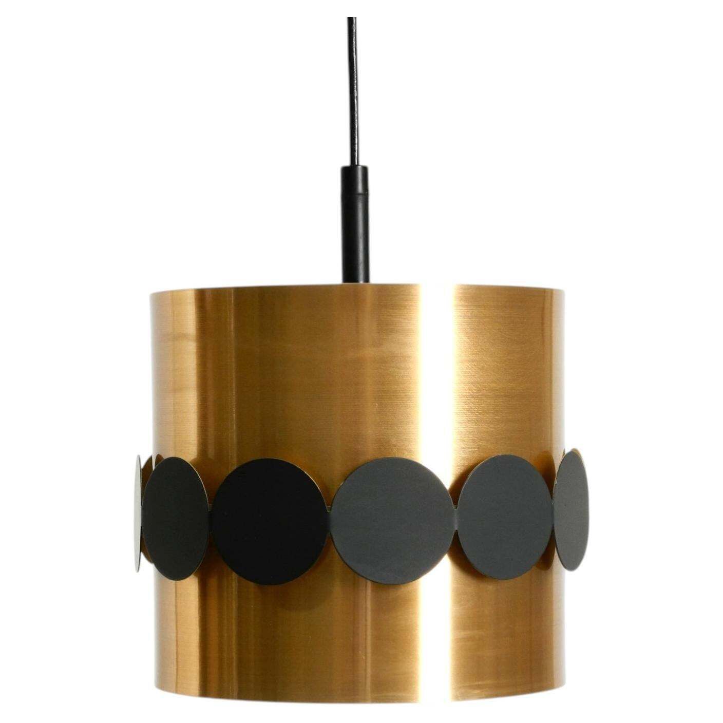 Suspension mid-century années 1960 par Doria, en aluminium anodisé cuivré