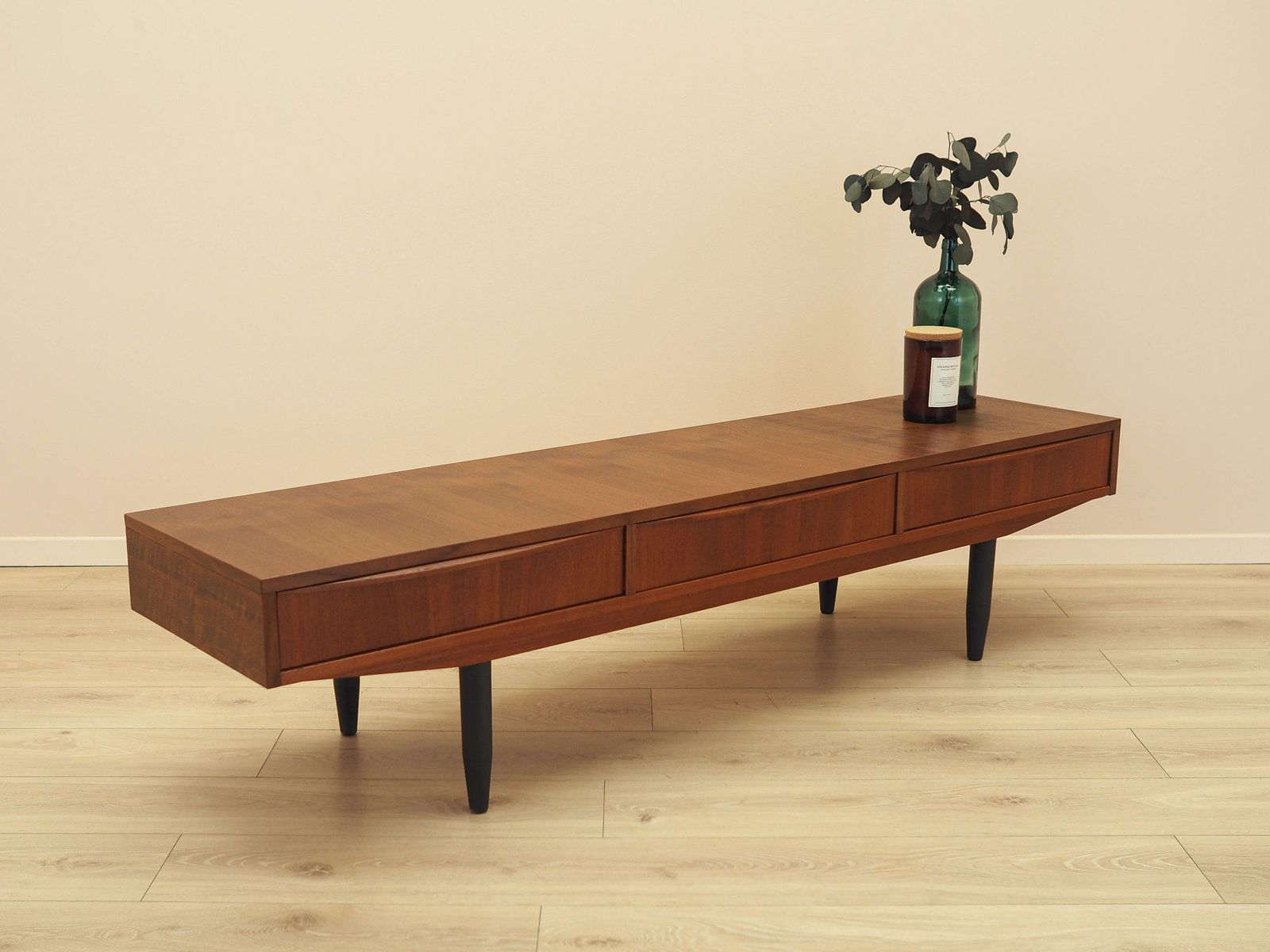 Deens Teakfineer Dressoir met Drie Lades, jaren 1970 photo vinterior