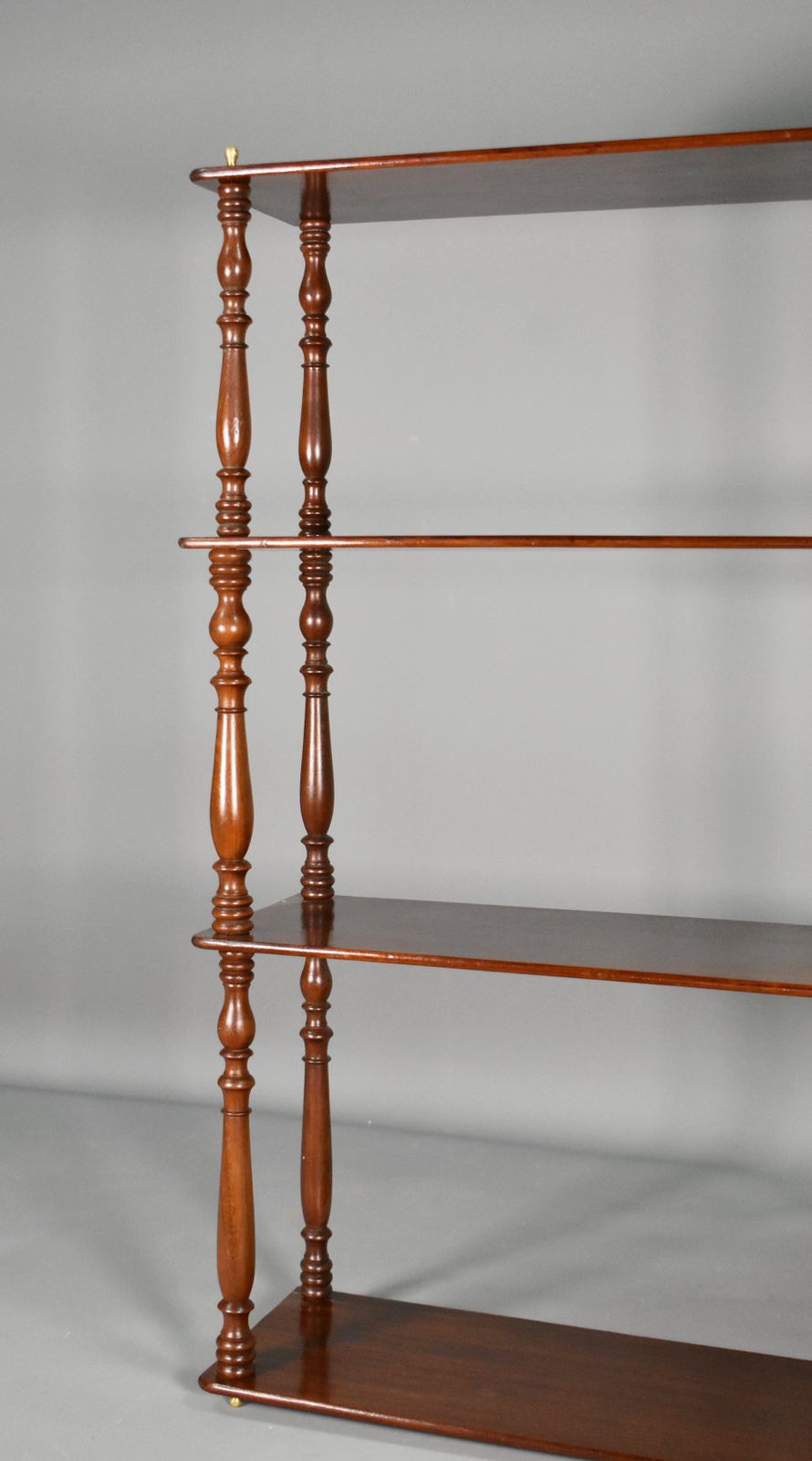 French Mahogany Wall Shelf / Etagère, Napoleon III, 19th Century photo vinterior