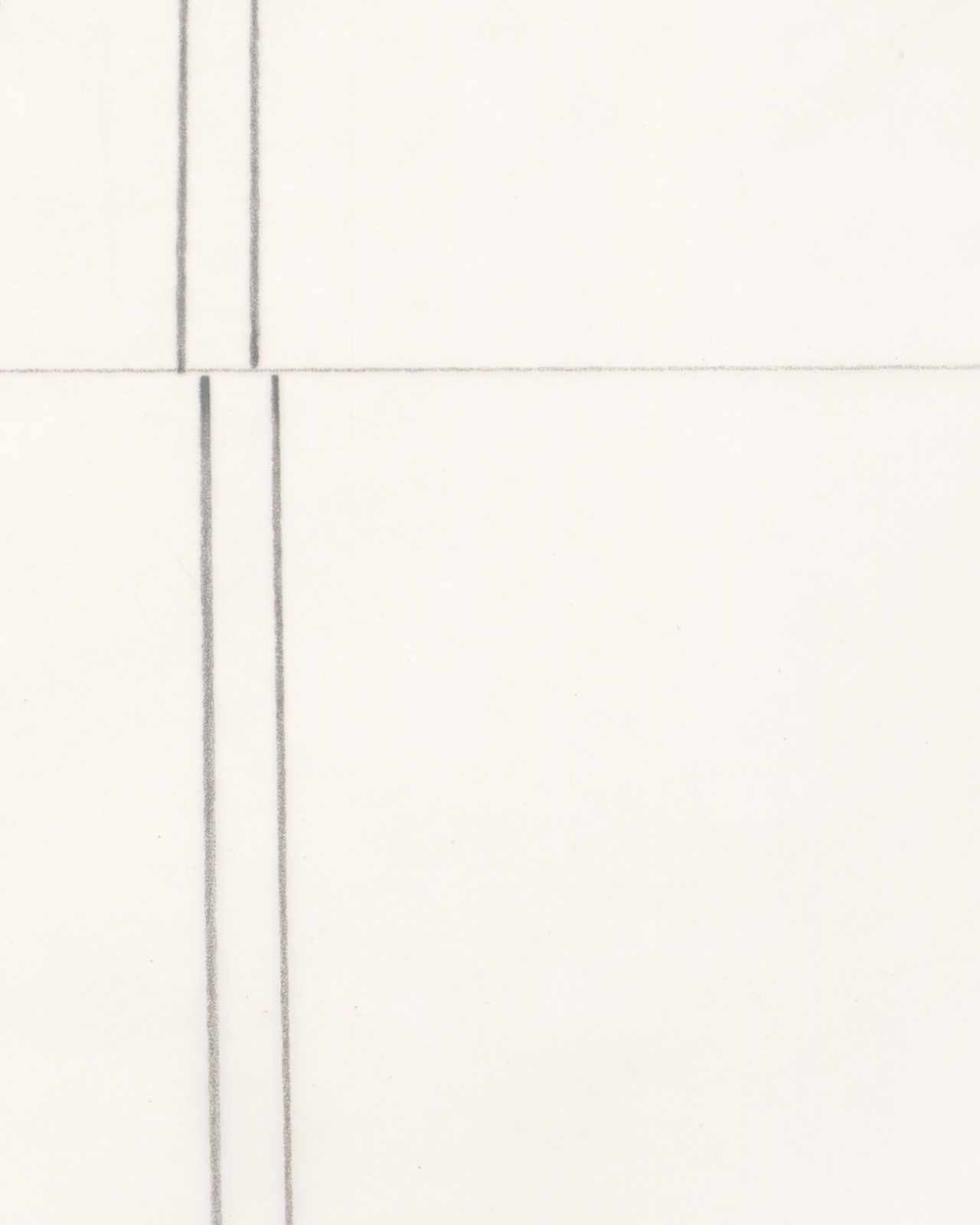 Minimalistisch gesigneerd Nederlands potloodtekening, 1980 photo furniture