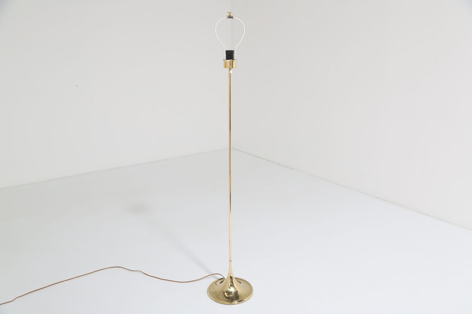 photo vinterior Lampadaire vintage en laiton, modèle G 025, par Alf Svensson et Yngvar Sandström pour Bergbom, années 1960