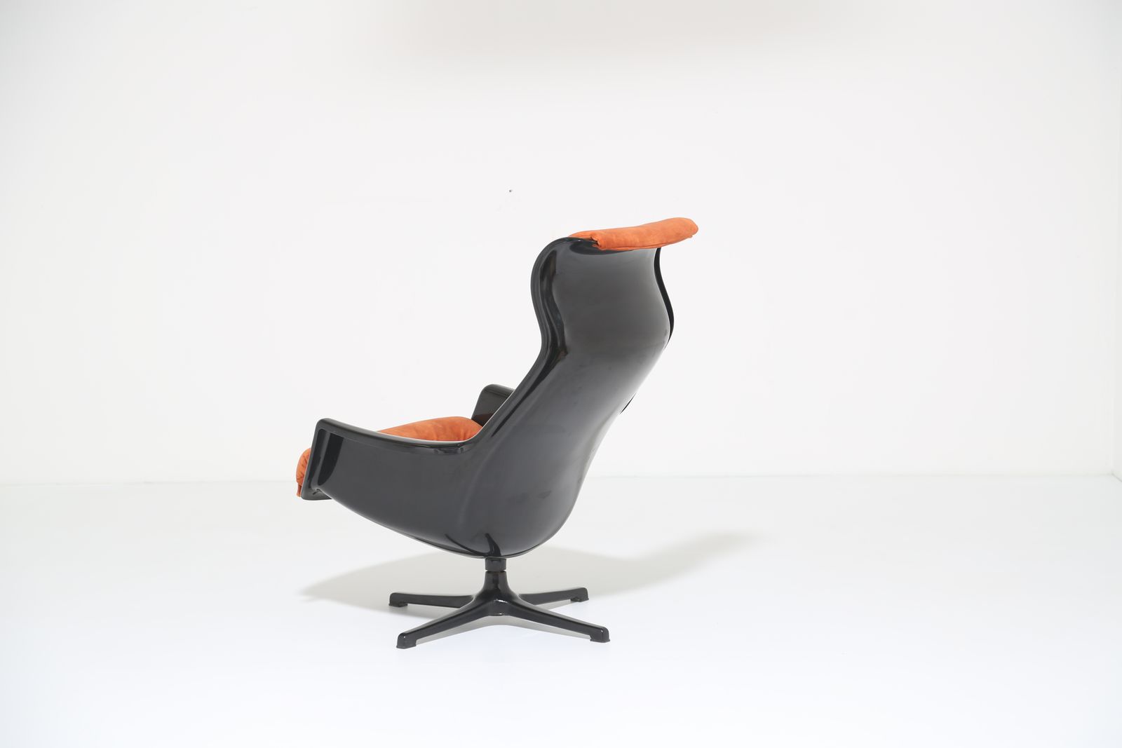 photo vintage Vintage Swedish Space Age Swivel Lounge Chair "Galaxy" By Alf Svensson And Yngvar Sandström For Dux , 1960s