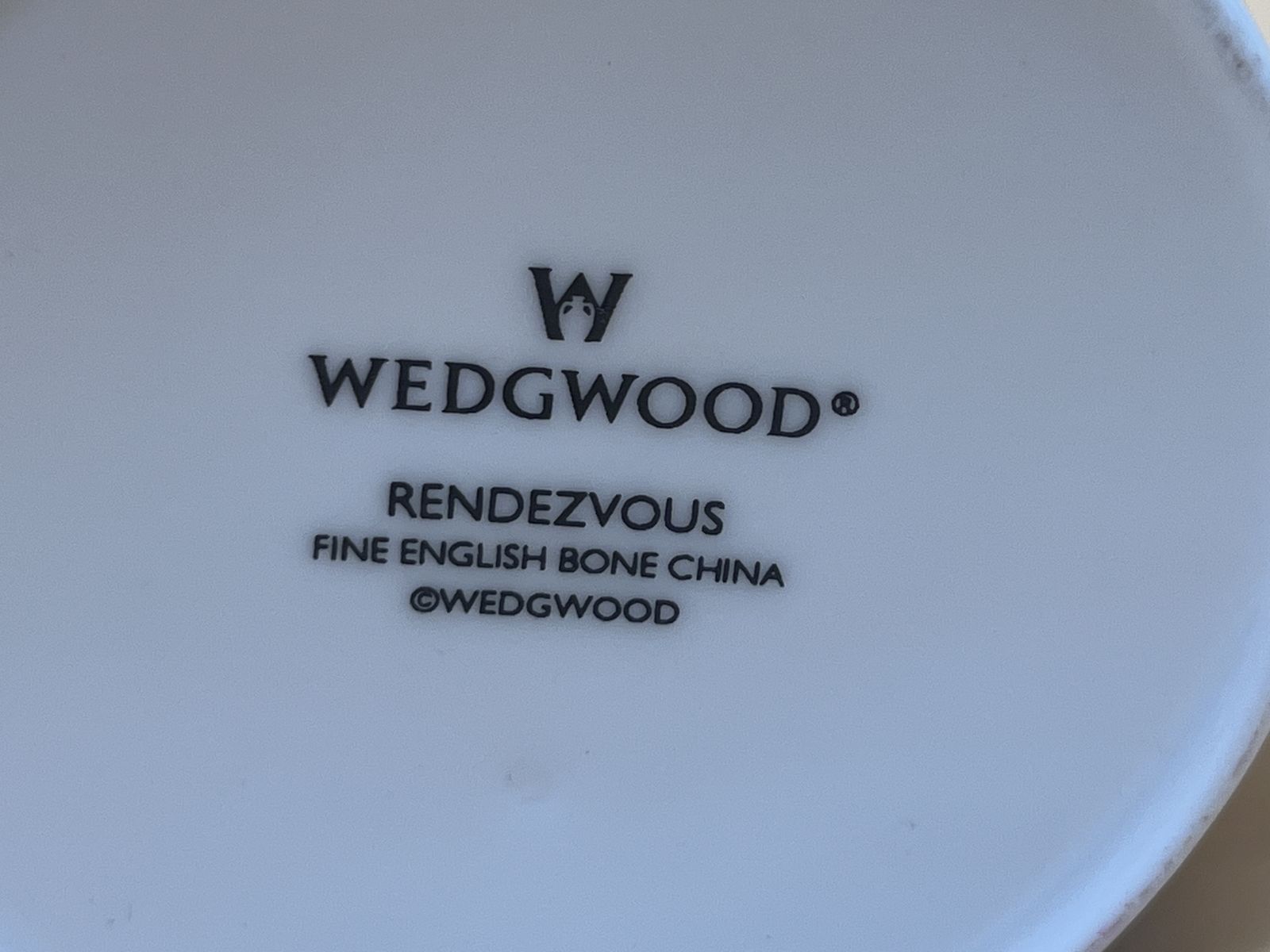 photo for sale Wedgwood China Archive Collection Rendezvous Design kleine mok in originele doos.