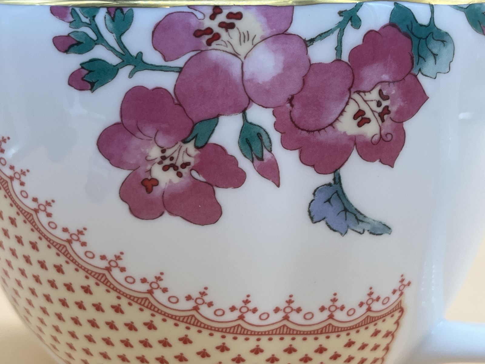 Home Decor New Large 2 Pint Wedgwood China Butterfly Bloom Teapot In Original Box. photo