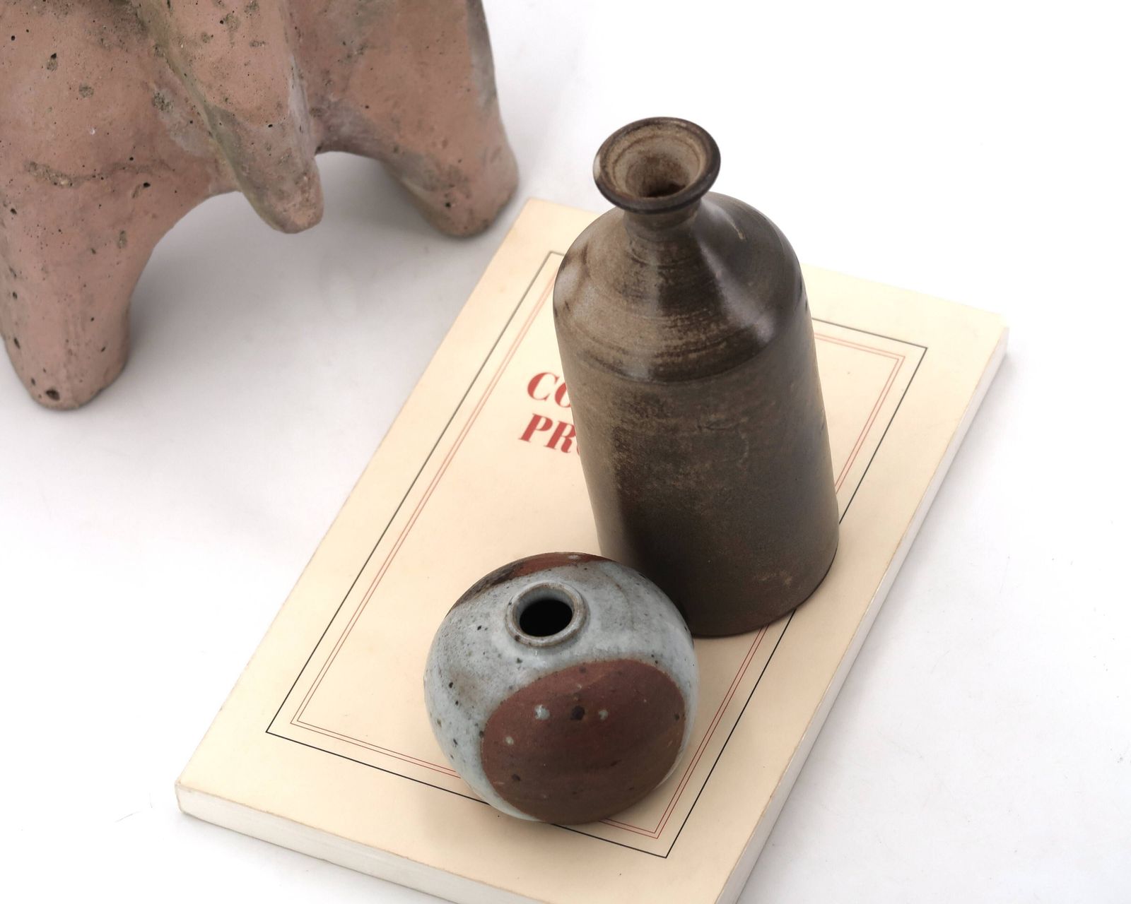 Two Small Stoneware Vases, 1970s. photo for sale