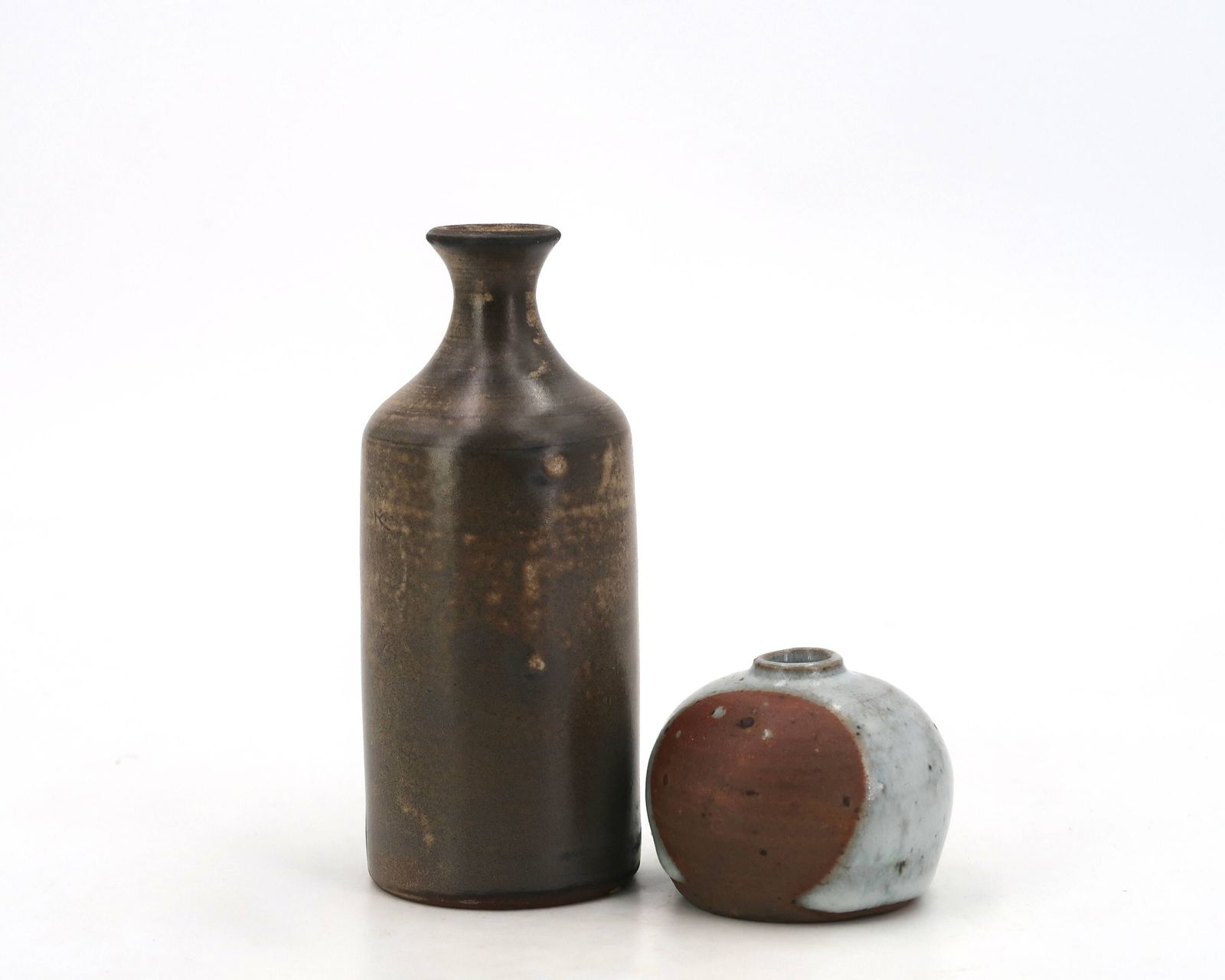 photo for sale Two Small Stoneware Vases, 1970s.