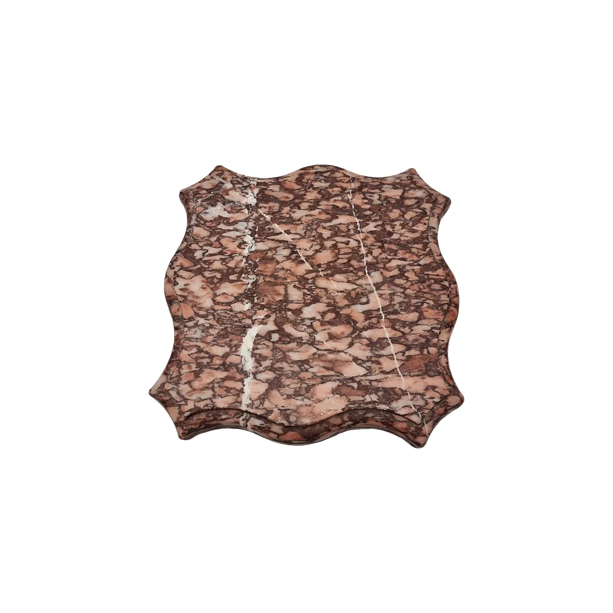 Antique French Bordeaux Marble Tray, Late 1800s photo for sale