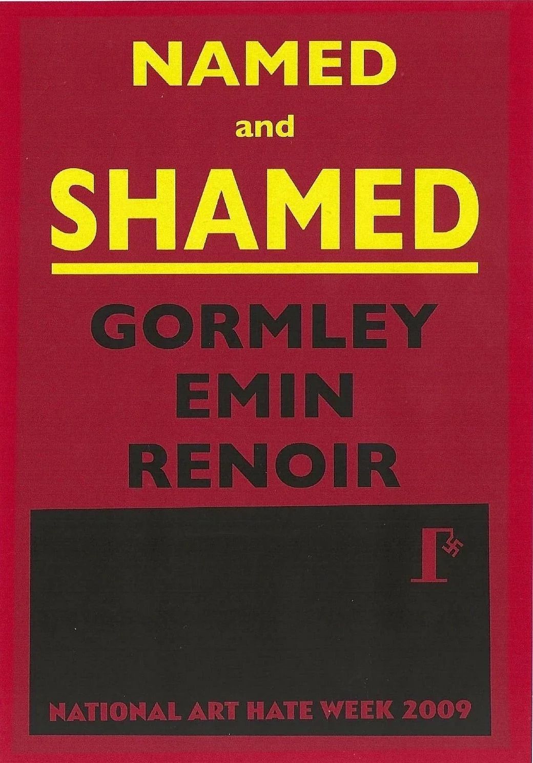 Billy Childish Named & Shamed (From The Love The Art Hate Portfolio), 2009