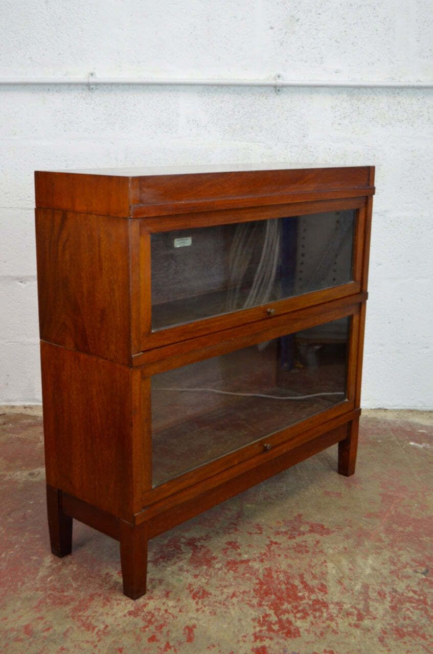 Antique Globe Wernicke Bookcase Two Shelves photo for sale