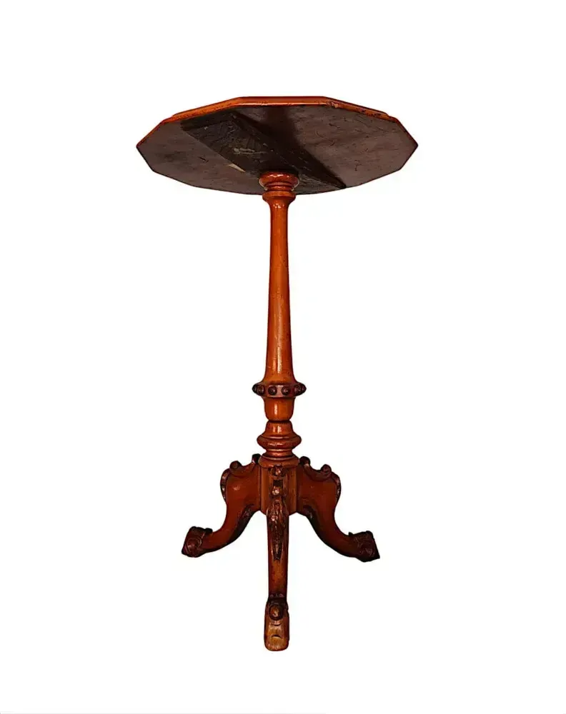 Zeer zeldzame 19e eeuwse rijkelijk ingelegde occasionaltafel of lamptafel, toegeschreven aan Gillows photo buy