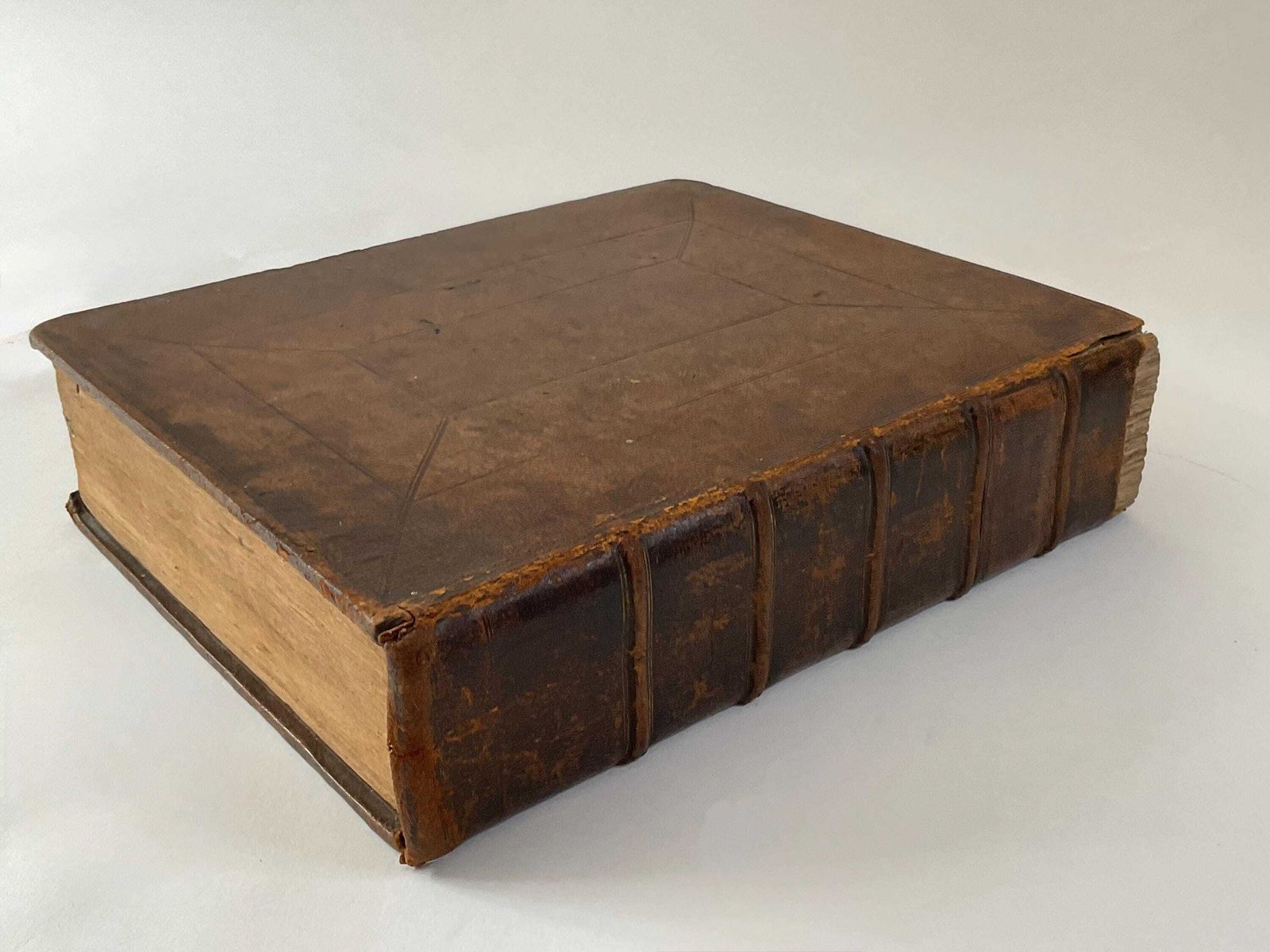 Antique Welsh Family Bible From 1808, By Thomas Coke, Full Calf Binding