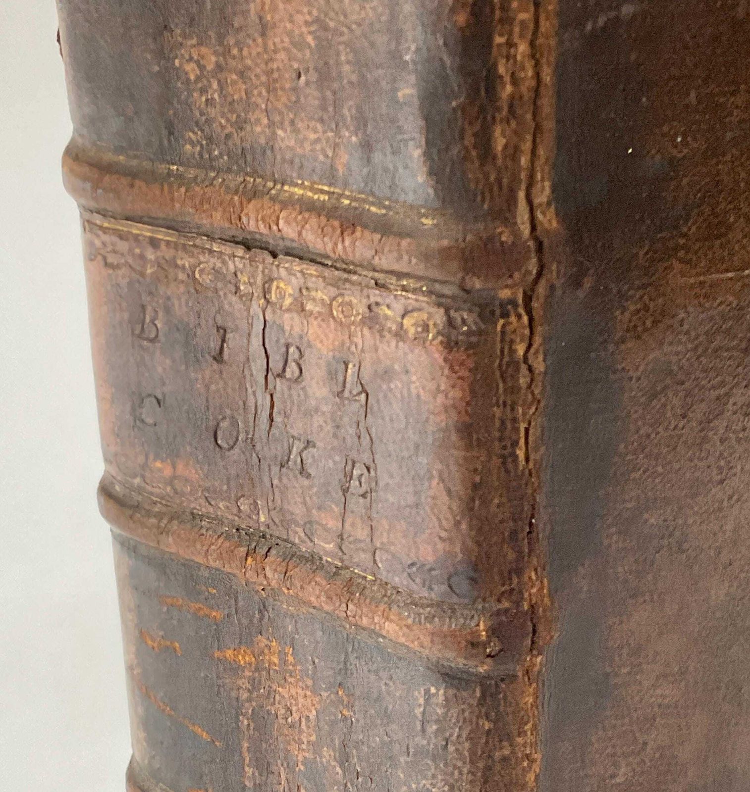 Antique Welsh Family Bible From 1808, By Thomas Coke, Full Calf Binding photo Home Decor