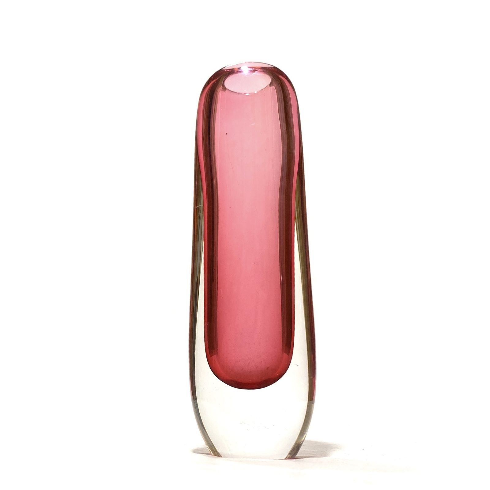 Pair Of Smålandshyttan Glass Vases By Josef Schott, Mid Century Modern Swedish Glass photo buy