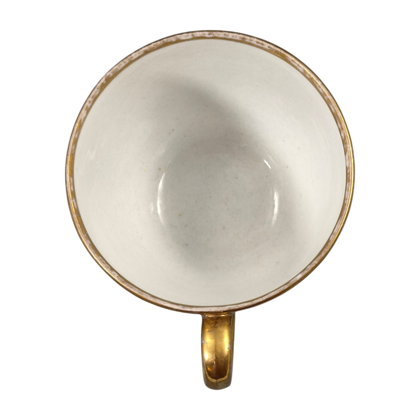 photo furniture Kpm Berlin Biedermeier Porcelain Cup And Saucer With Landscape Miniatures, C.1830