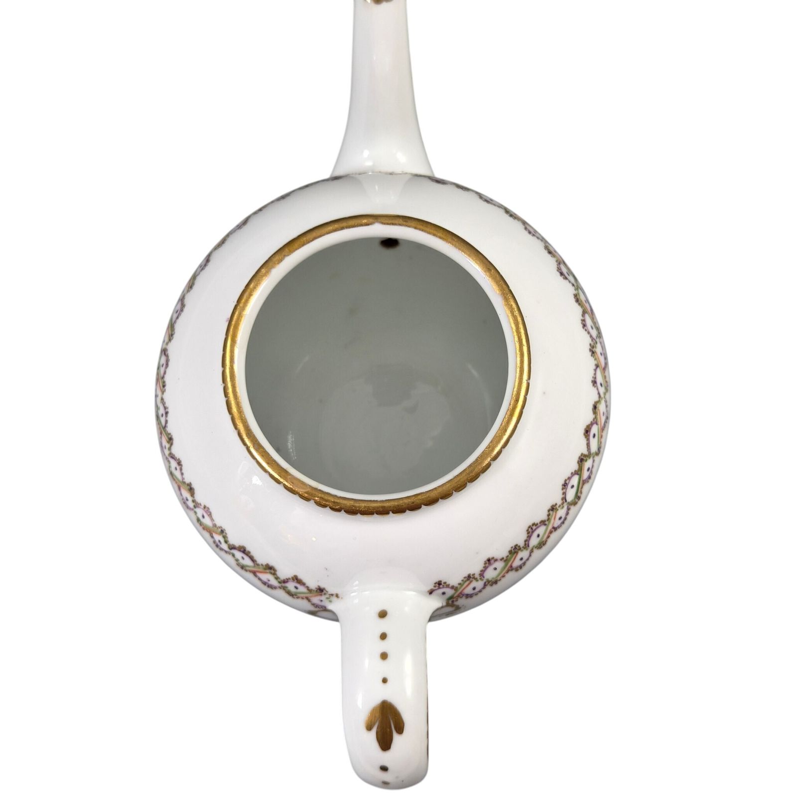 950.0 Royal Sèvres Louis XVI Porseleinen Theepot, Théière Calabre, Frankrijk, ca. 1788 photo